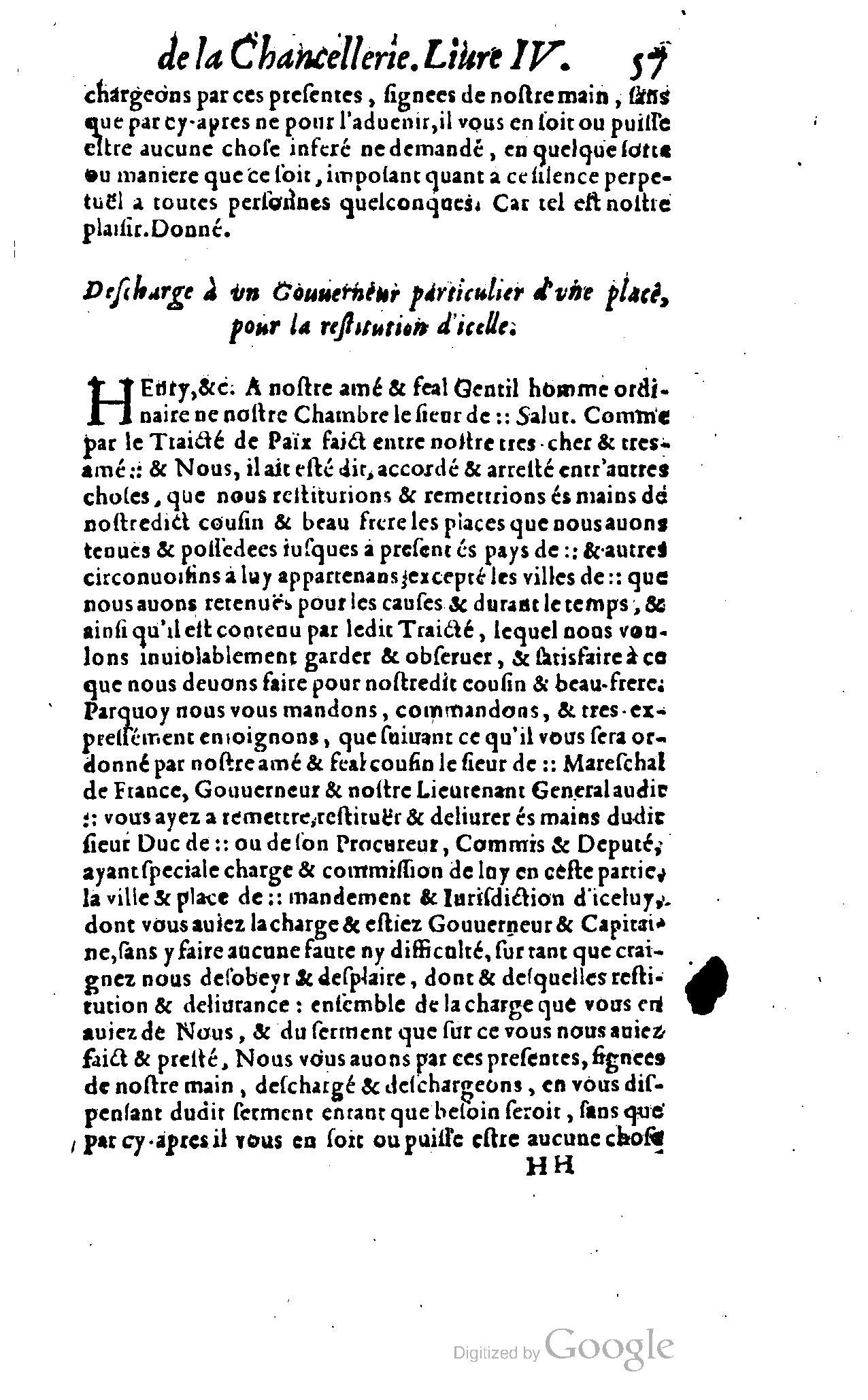 1614 - Jean Richer - Trésor du nouveau style et protocole de la chancellerie de France - BSB Munich 1614 - Jean Richer - Trésor du nouveau style et protocole de la chancellerie de France - BSB Munich