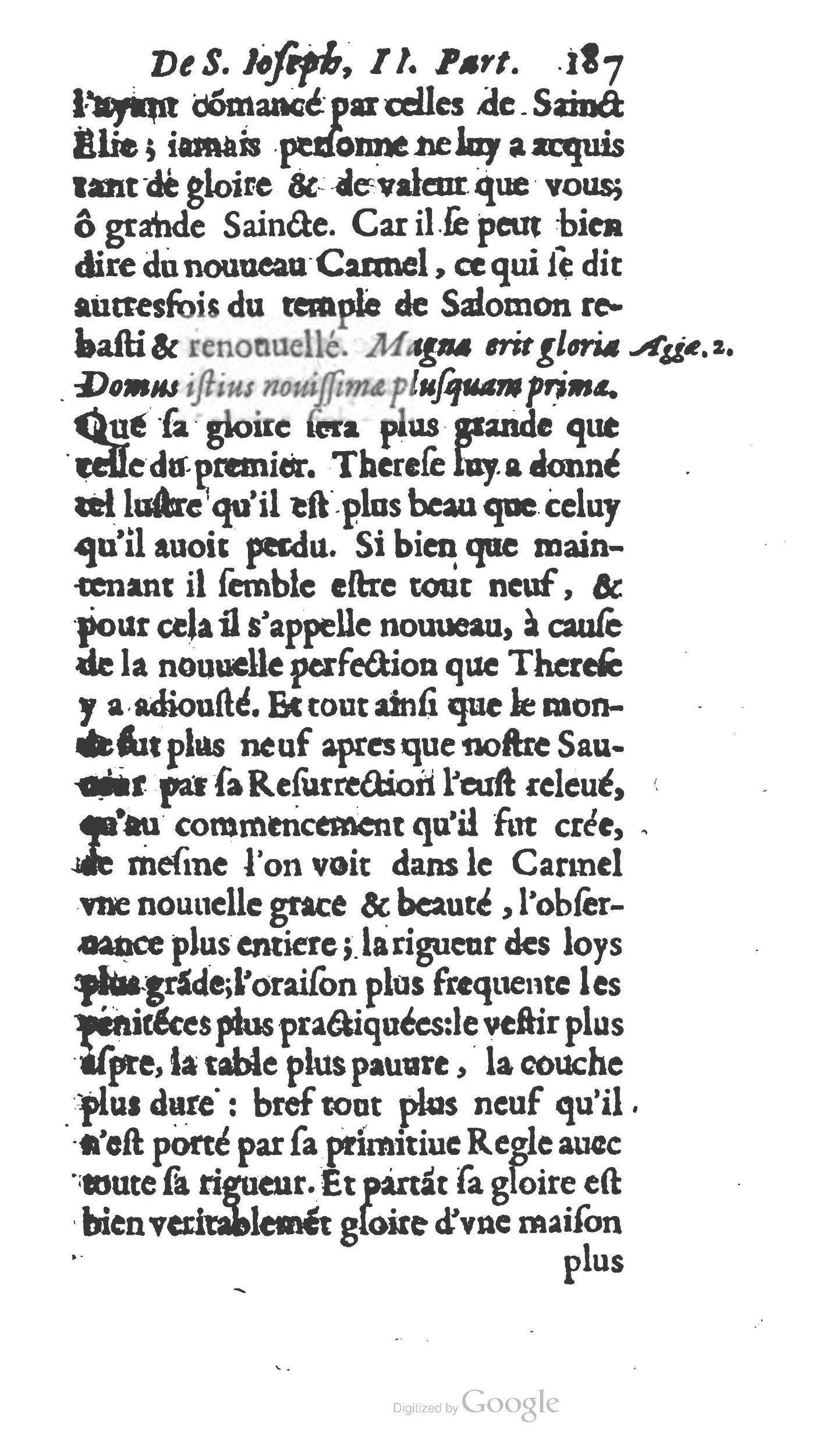 1654 - Antoine Jullieron - Trésor inestimable de Saint-Joseph - BM Lyon