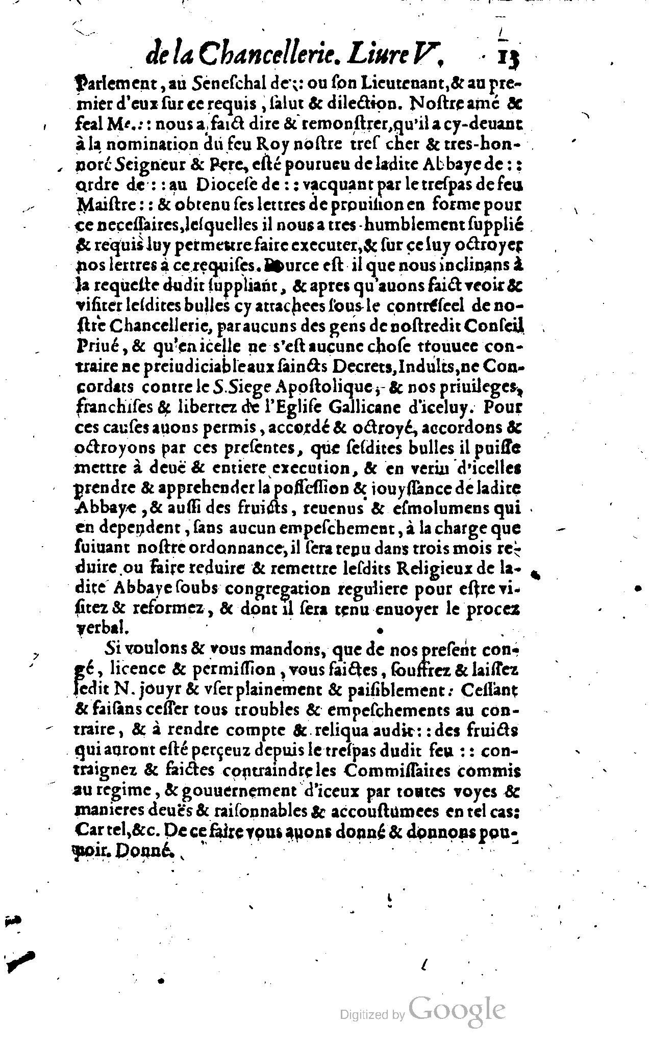 1614 - Jean Richer - Trésor du nouveau style et protocole de la chancellerie de France - BSB Munich