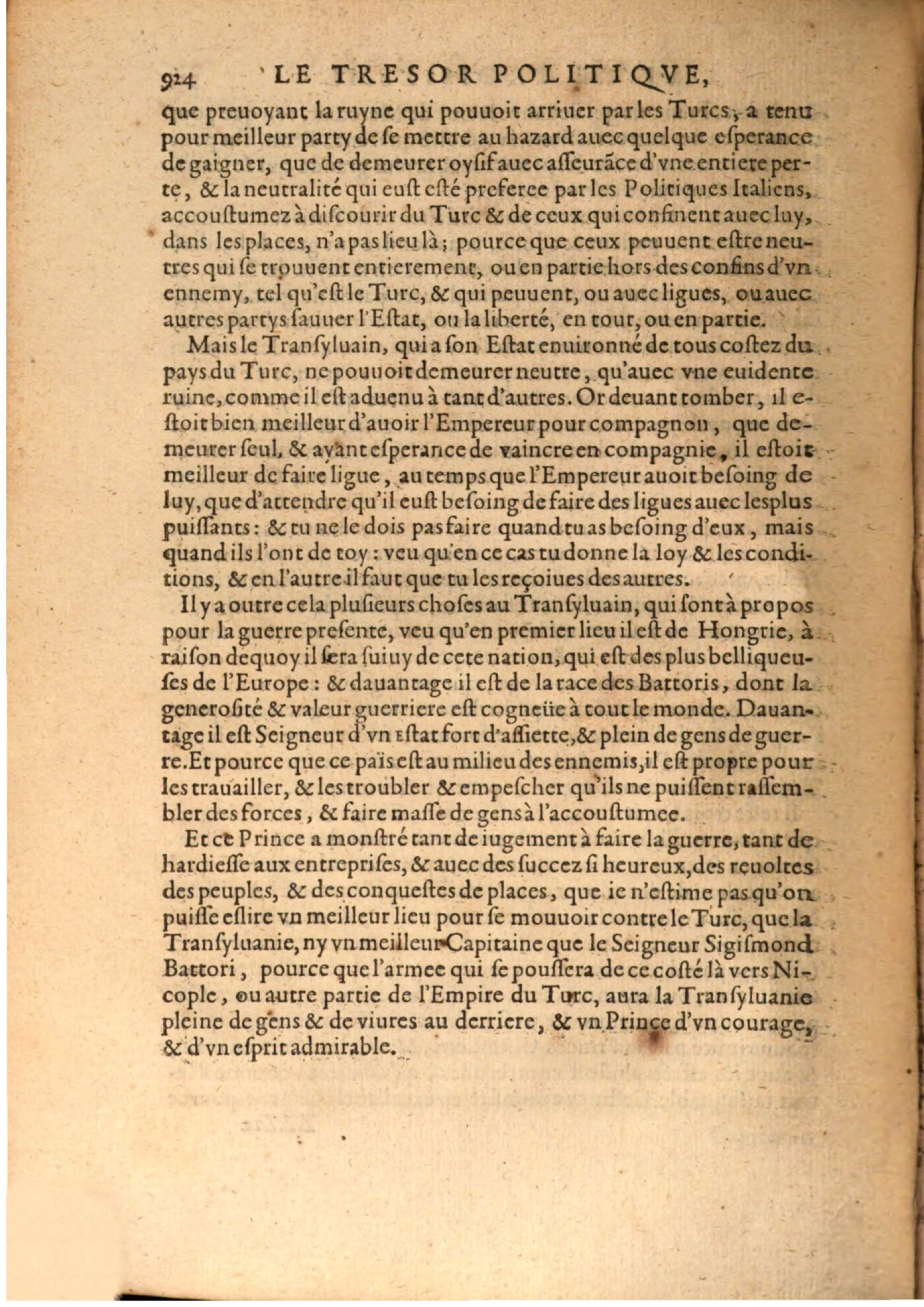 1608 - Nicolas Du Fossé - Trésor politique - BSB Munich