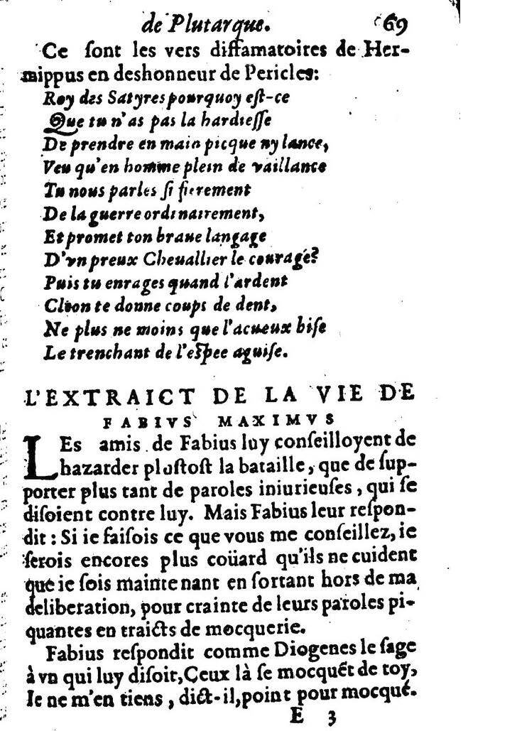 1611 - Pierre Rigaud - Trésor des vies de Plutarque - BM Lyon