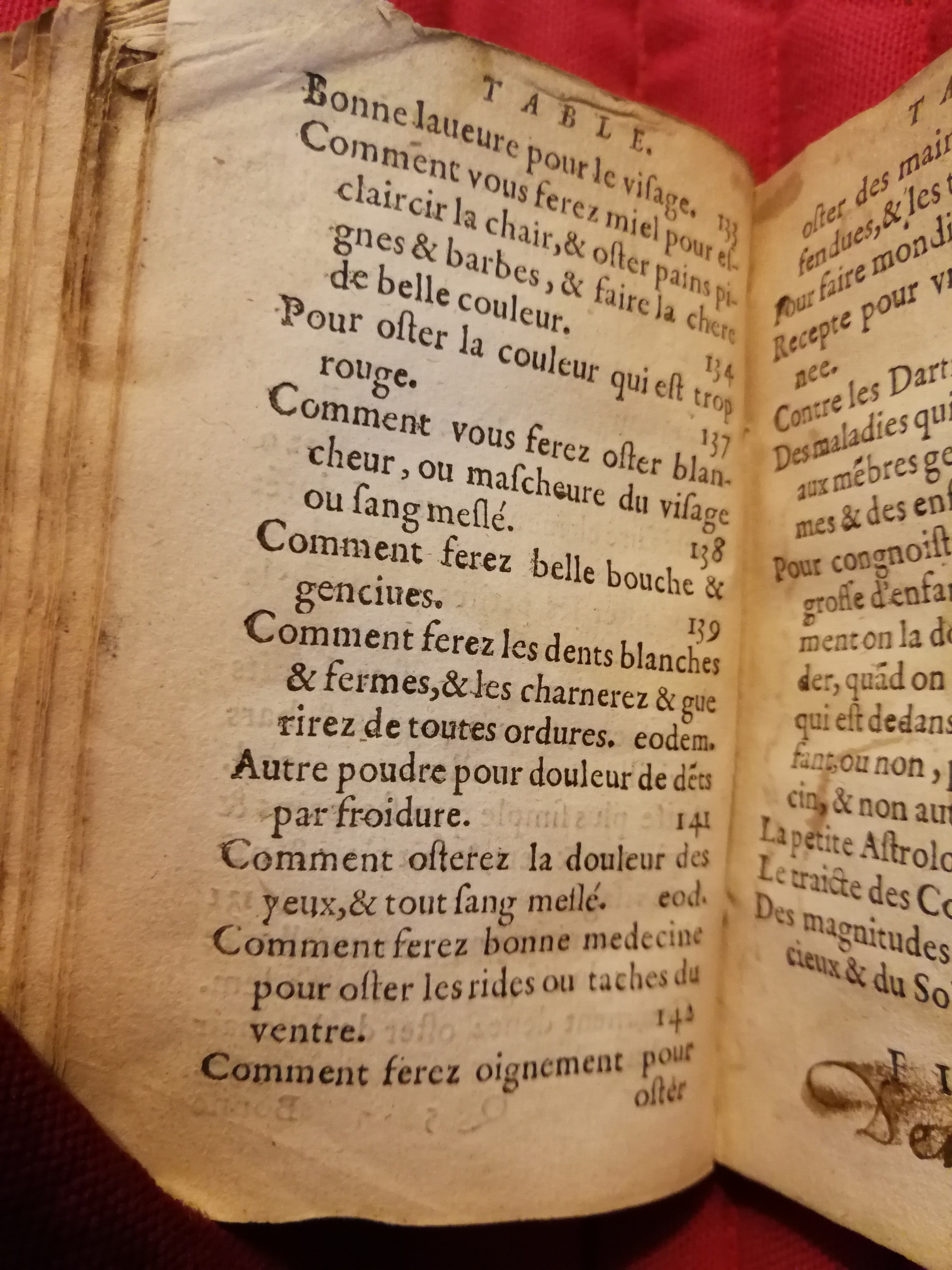 1586 - Benoît Rigaud - Trésor des fleurs et secrets de médecine - Sainte-Geneviève