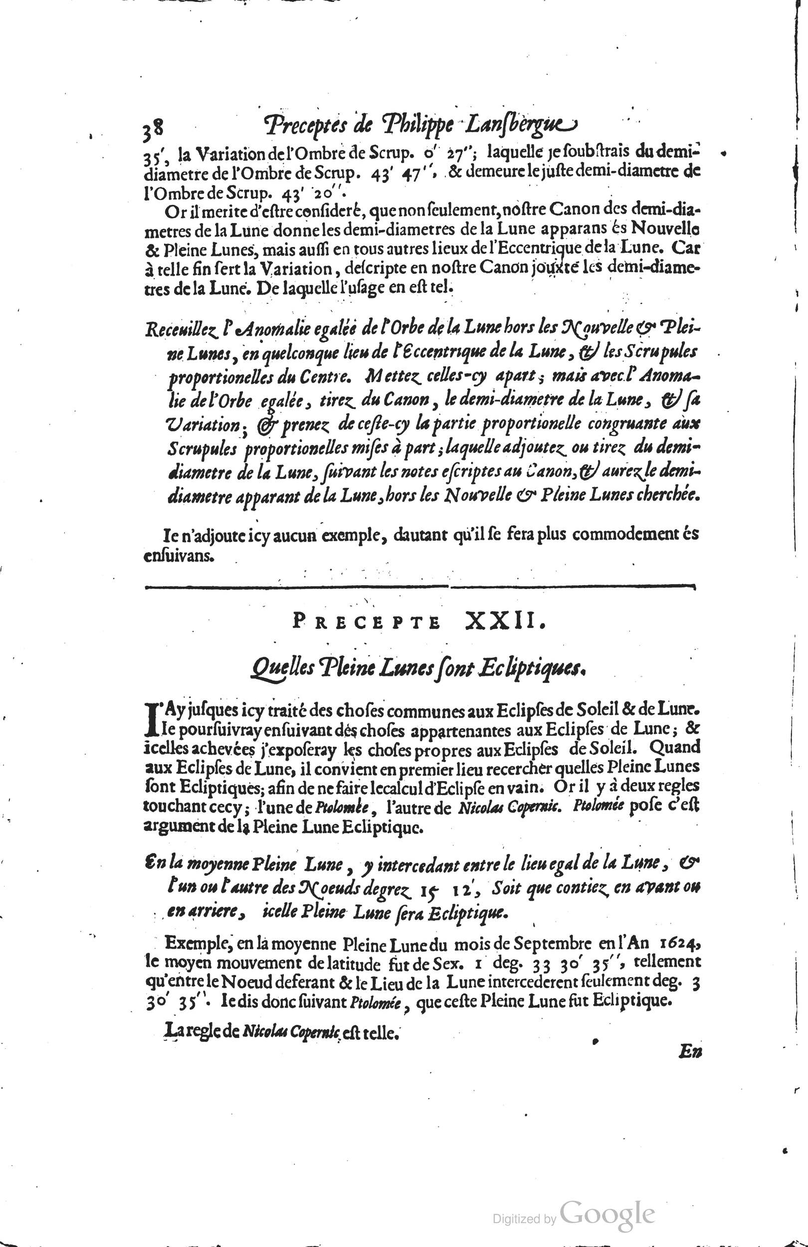 1634 - Zacharie Roman - Les Tables perpétuelles - Universiteit Leiden