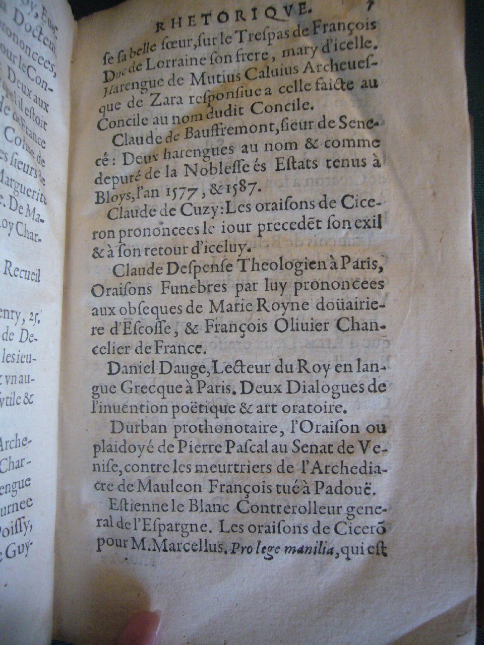 1602 - François Jacquin - Trésor des bons esprits français - BnF Arsenal