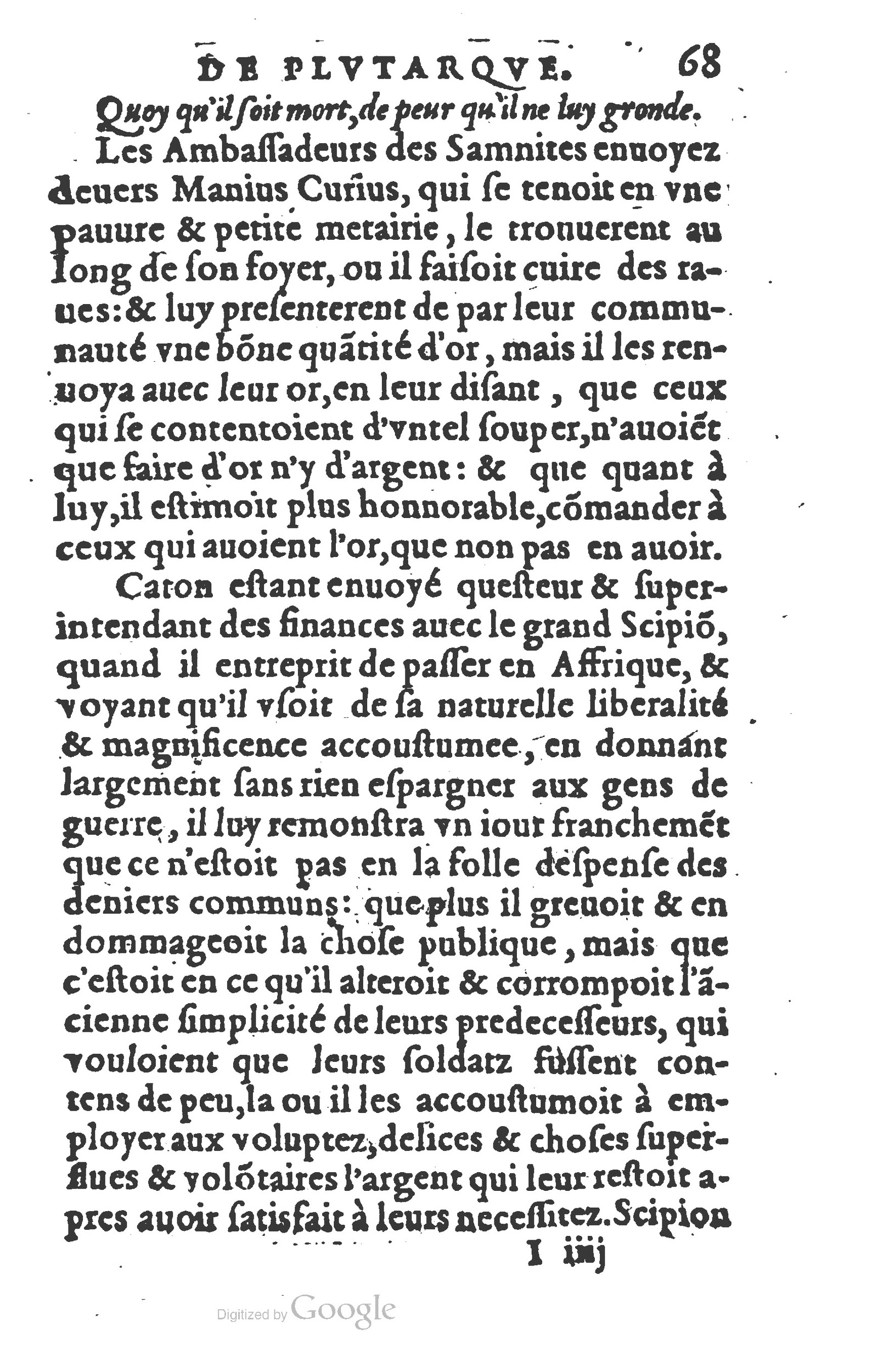 1577 - Claude Micard - Trésor des vies de Plutarque - BSB Munich 1577 - Claude Micard - Trésor des vies de Plutarque - BSB Munich