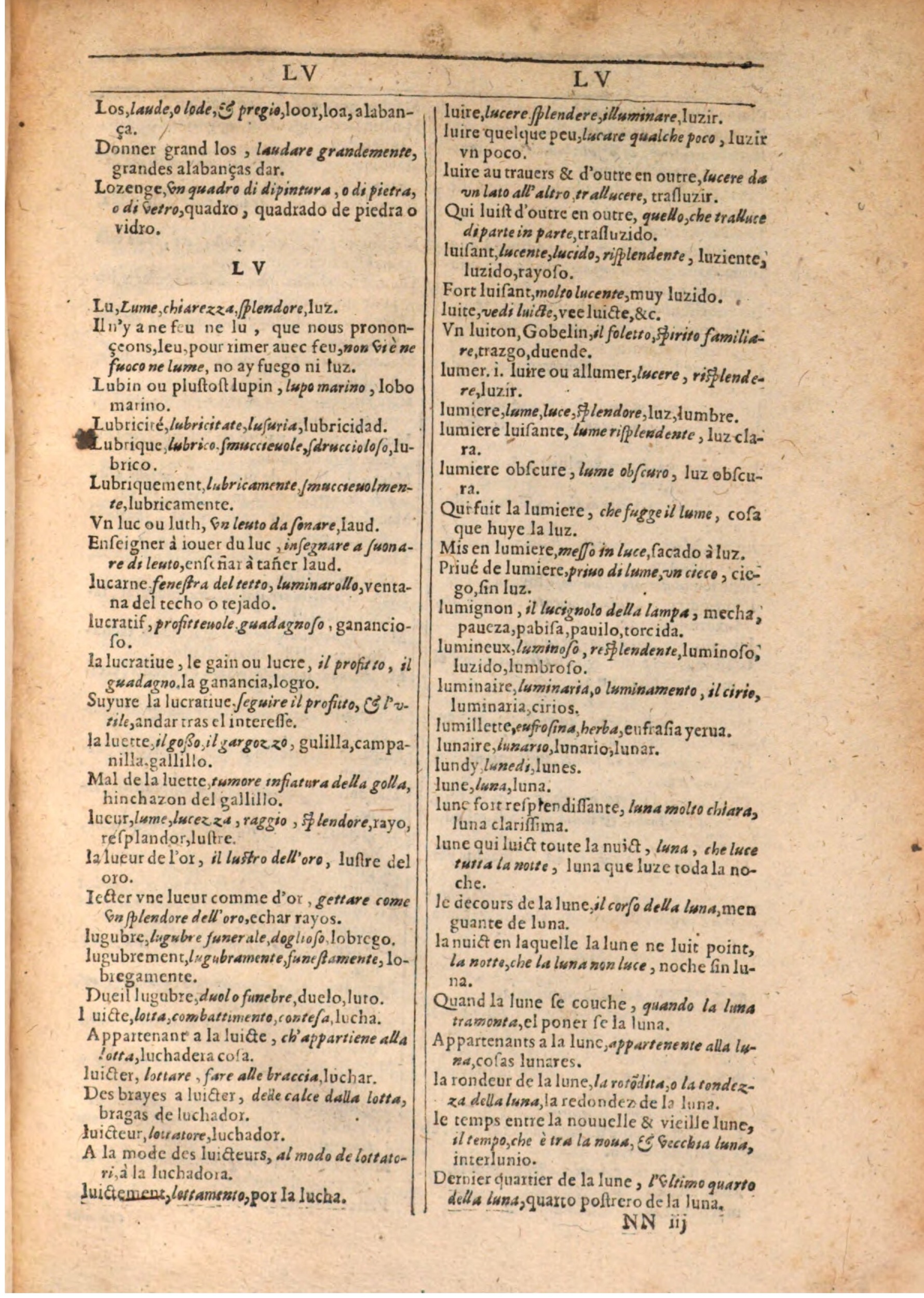 1609 - Philippe Albert et Alexandre Pernet - Trésor des trois langues française, italienne et espagnole (Seconde partie) - BSB Munich 1609 - Philippe Albert et Alexandre Pernet - Trésor des trois langues française, italienne et espagnole (Seconde partie) - BSB Munich