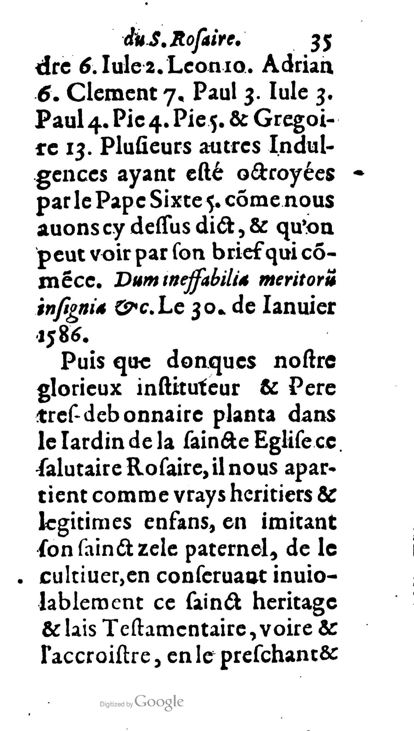 1604 - Jean Le Bouc - Trésor des indulgences du Saint Rosaire - BM Lyon 1604 - Jean Le Bouc - Trésor des indulgences du Saint Rosaire - BM Lyon