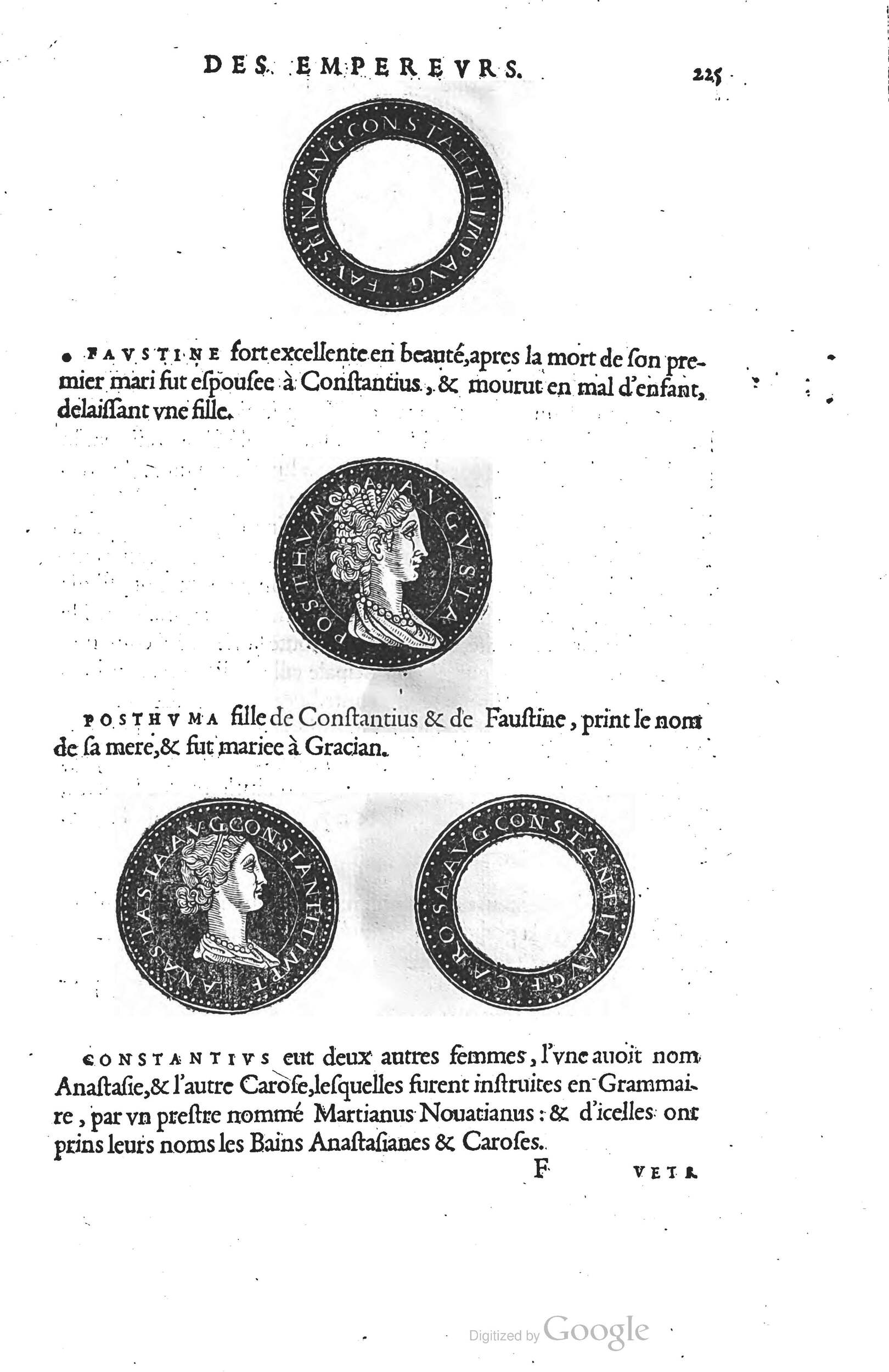 1553 - Jacopo Strada et Thomas Guérin - Épitome du Trésor des antiquités - Prague