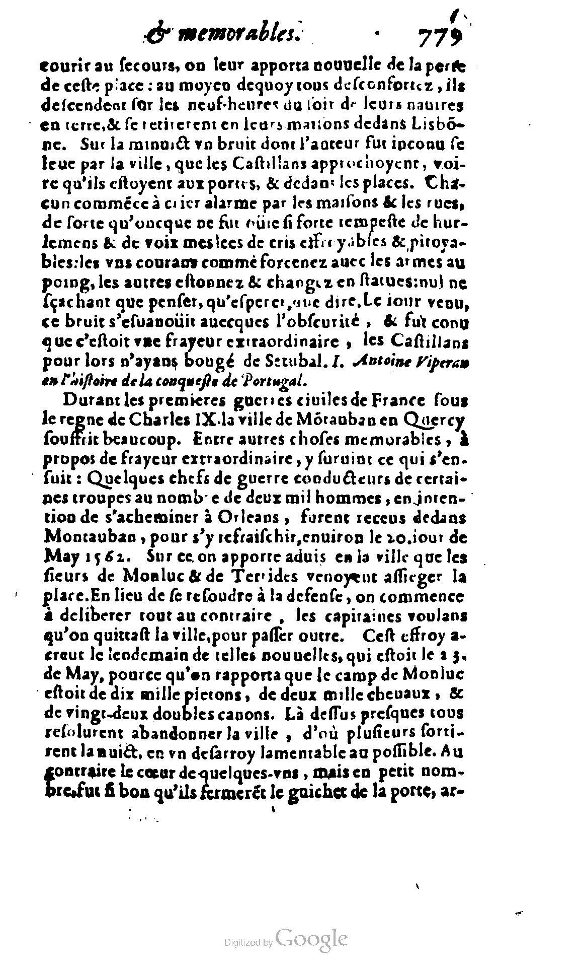 1620 - Samuel Crespin - Trésor d’histoires admirables et mémorables - BCU Lausanne