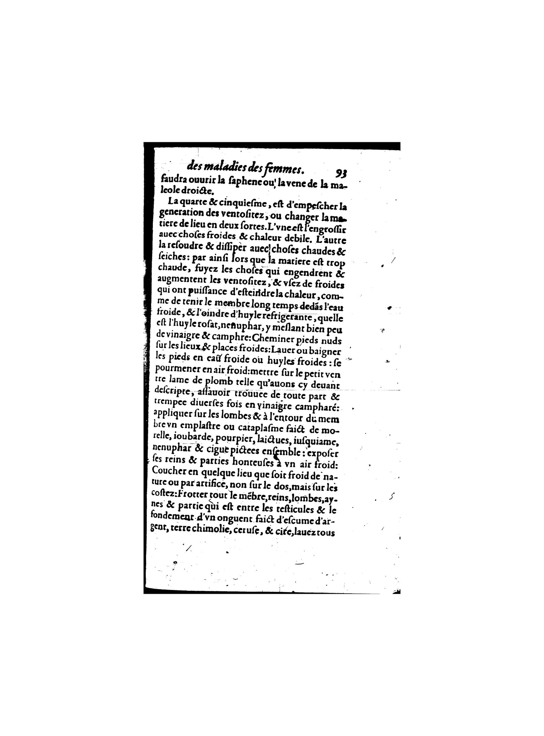 1587 - Jacques du Puis - Trésor des remèdes secrets pour les maladies des femmes - BnF