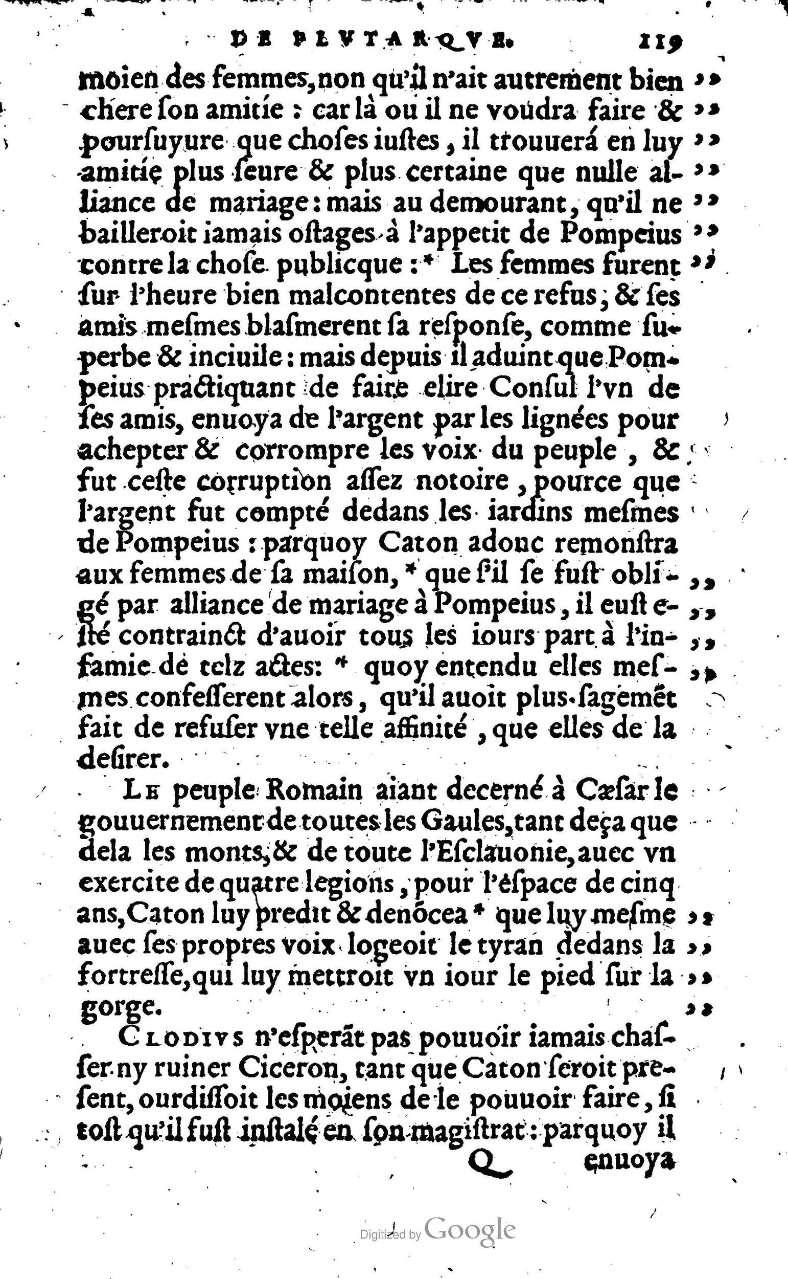 1568 - Willem Silvius - Trésor des vies de Plutarque - Anvers Plantin-Moretus