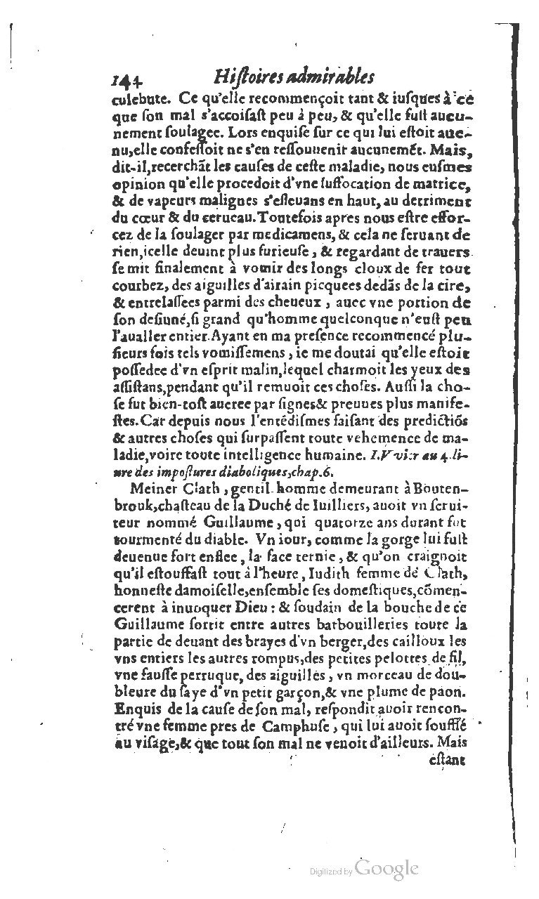 1610 - Paul Marceau - Trésor d’histoires admirables et mémorables - BSB Munich