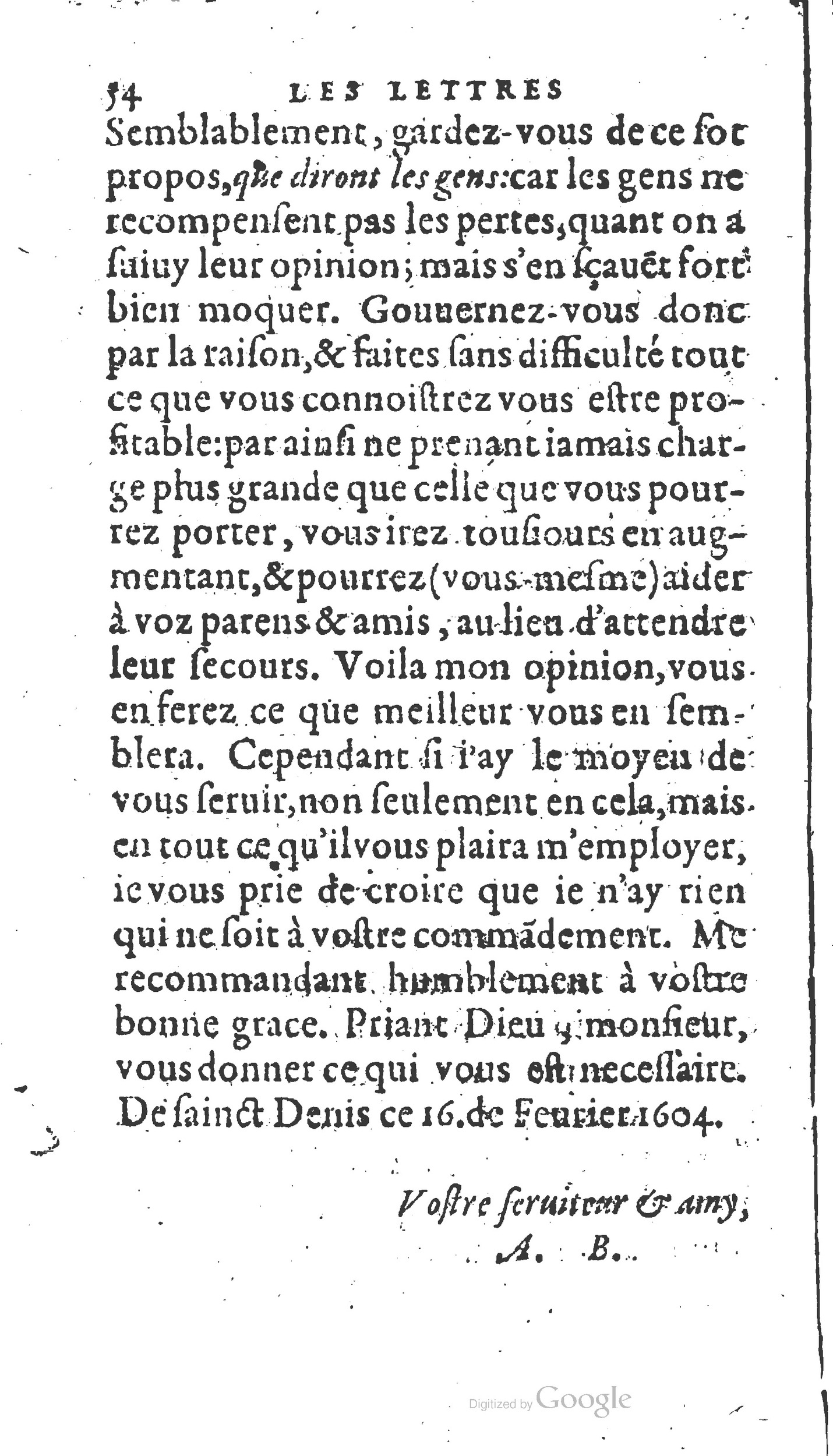 1604 - Fleury Bourriquant - Nouveau Trésor des secrétaires - British Library