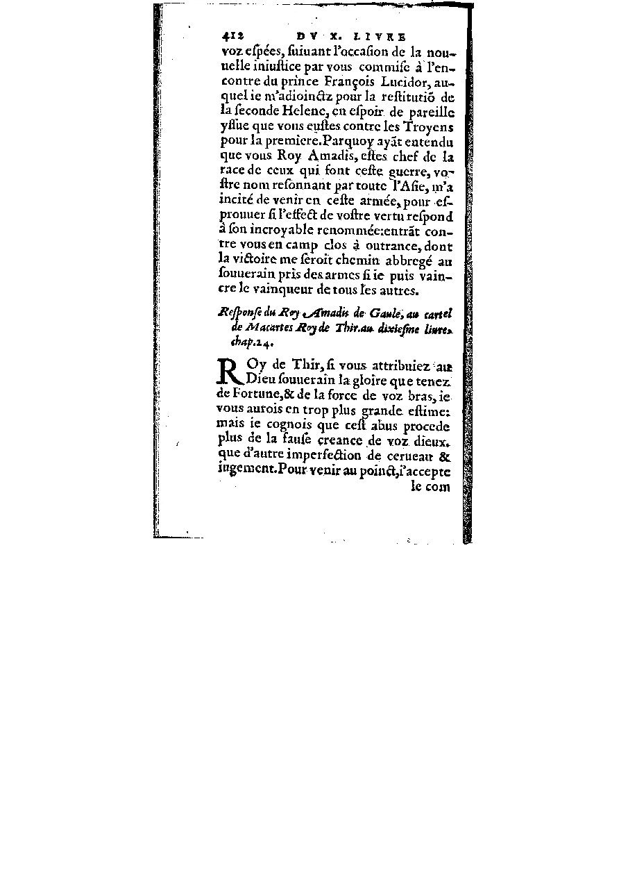1572 - Veuve Gabriel Cotier - Trésor des Amadis - BM Lyon