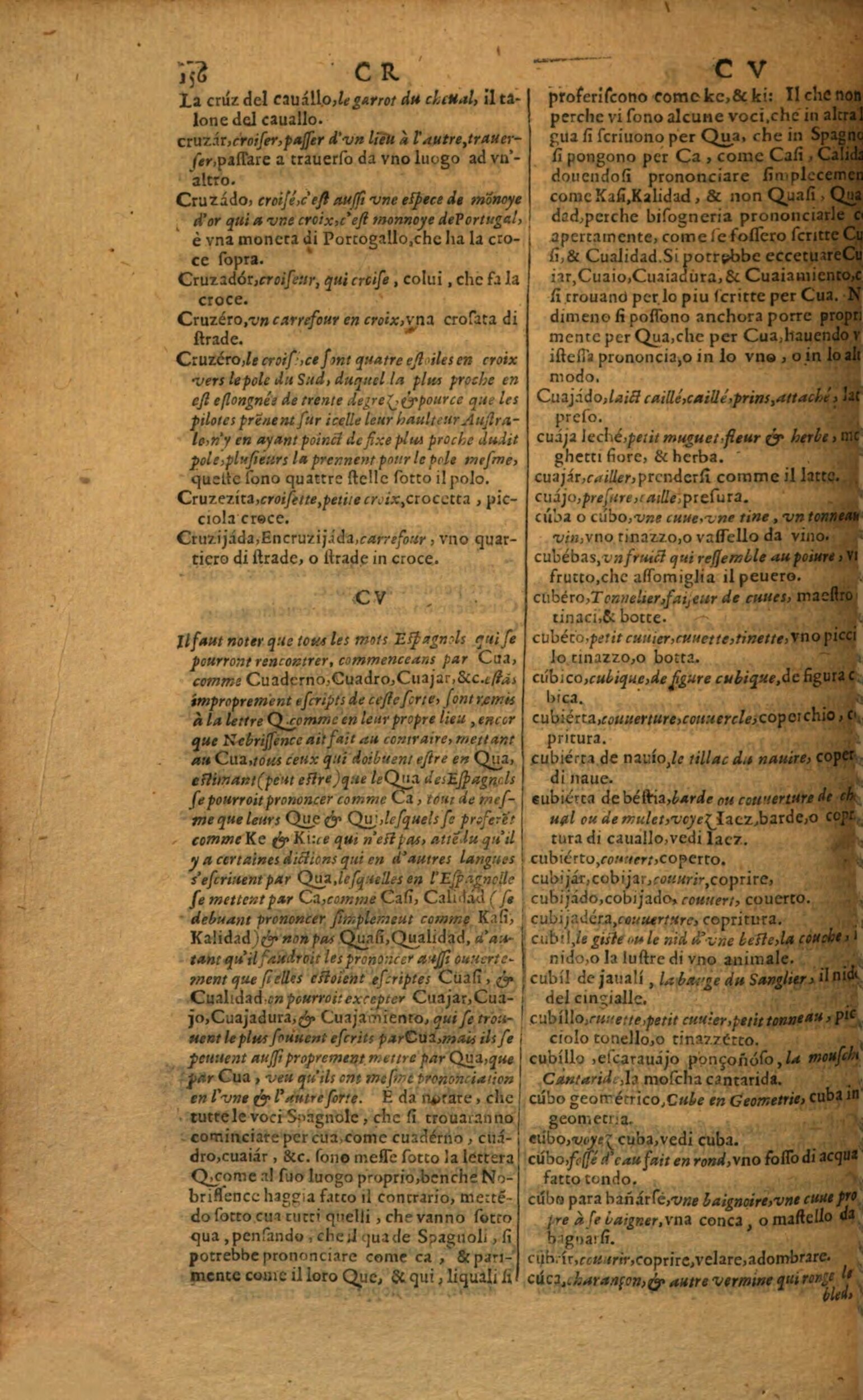1617 - Samuel Crespin - Trésor des trois langues espagnole, française et italienne (Première partie) - Regensburg