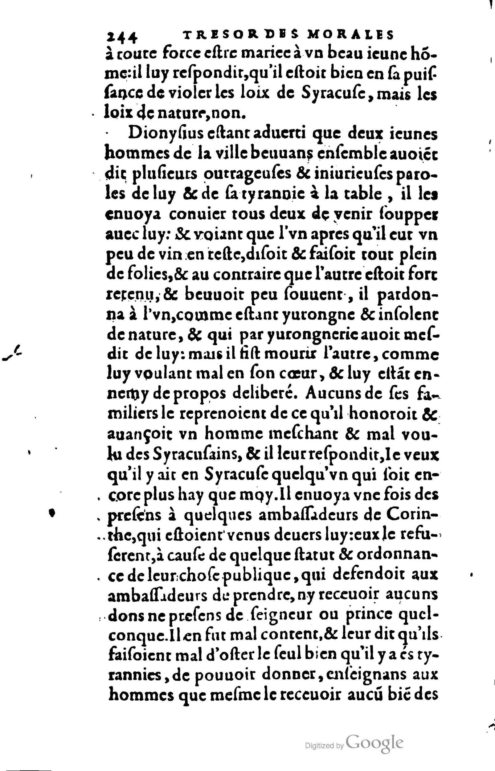 1578 - Jean Poupy - Trésor des morales de Plutarque - BSB Munich 1578 - Jean Poupy - Trésor des morales de Plutarque - BSB Munich