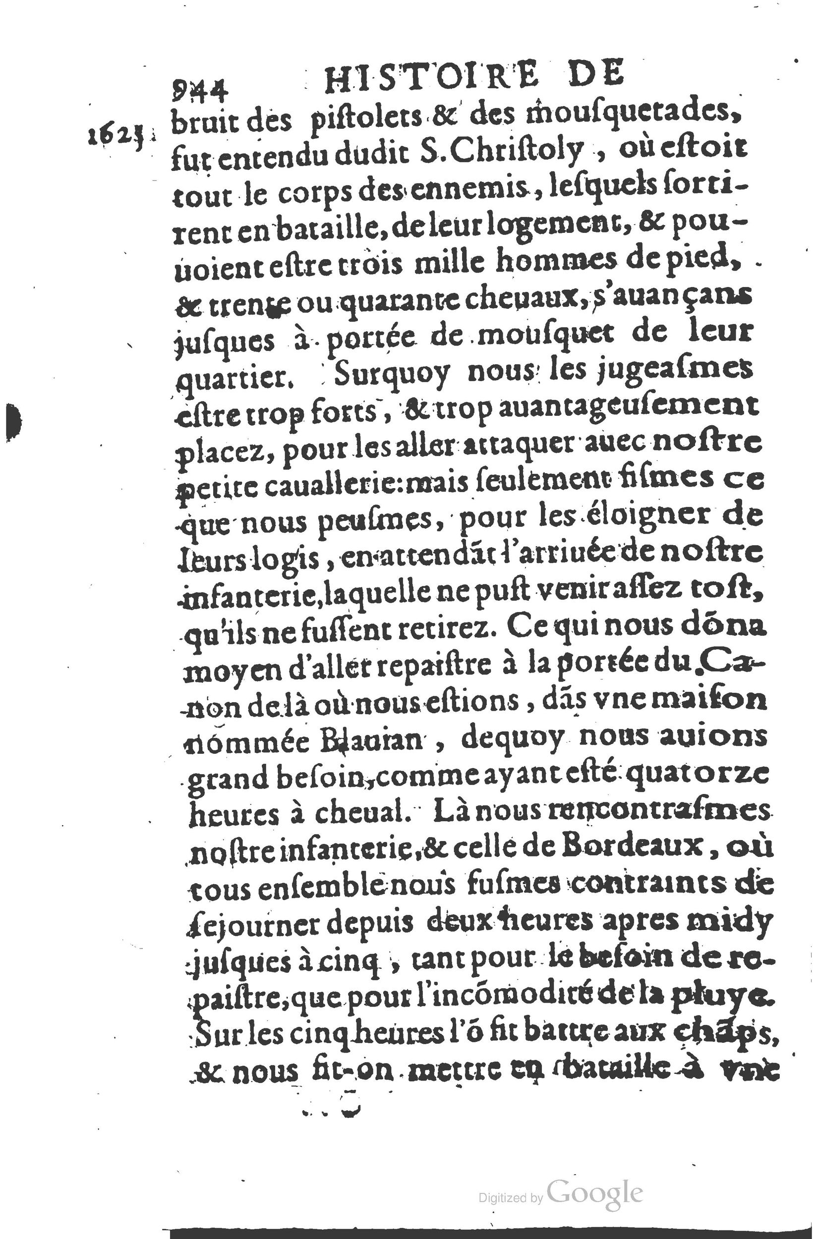 1626 - Joseph Bouillerot - Trésor de l’histoire générale de notre temps - BSB Munich