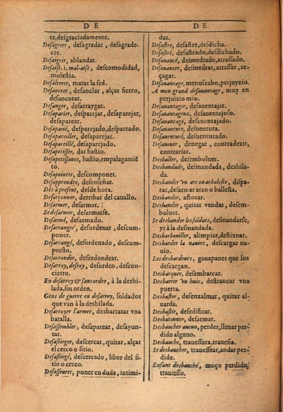 1607 - Marc Orry - Trésor des deux langues espagnole et française (Première et Seconde parties) - ÖNB Wien