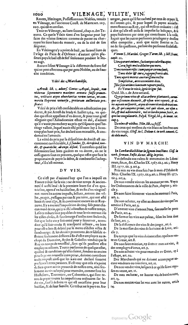 1629 - Veuve Nicolas Buon - Trésor du droit français (21754 T. 3) - BM Lyon