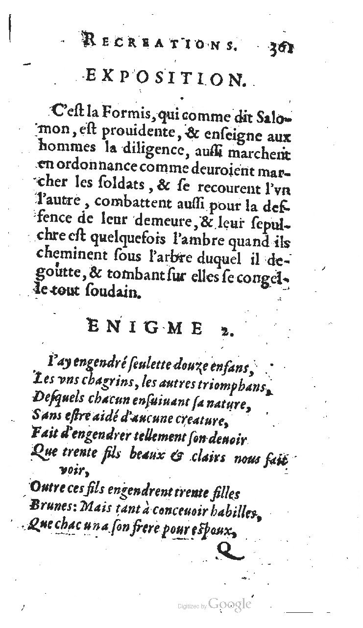 1627 - Jean Delamare - Trésor des récréations - BSB Munich