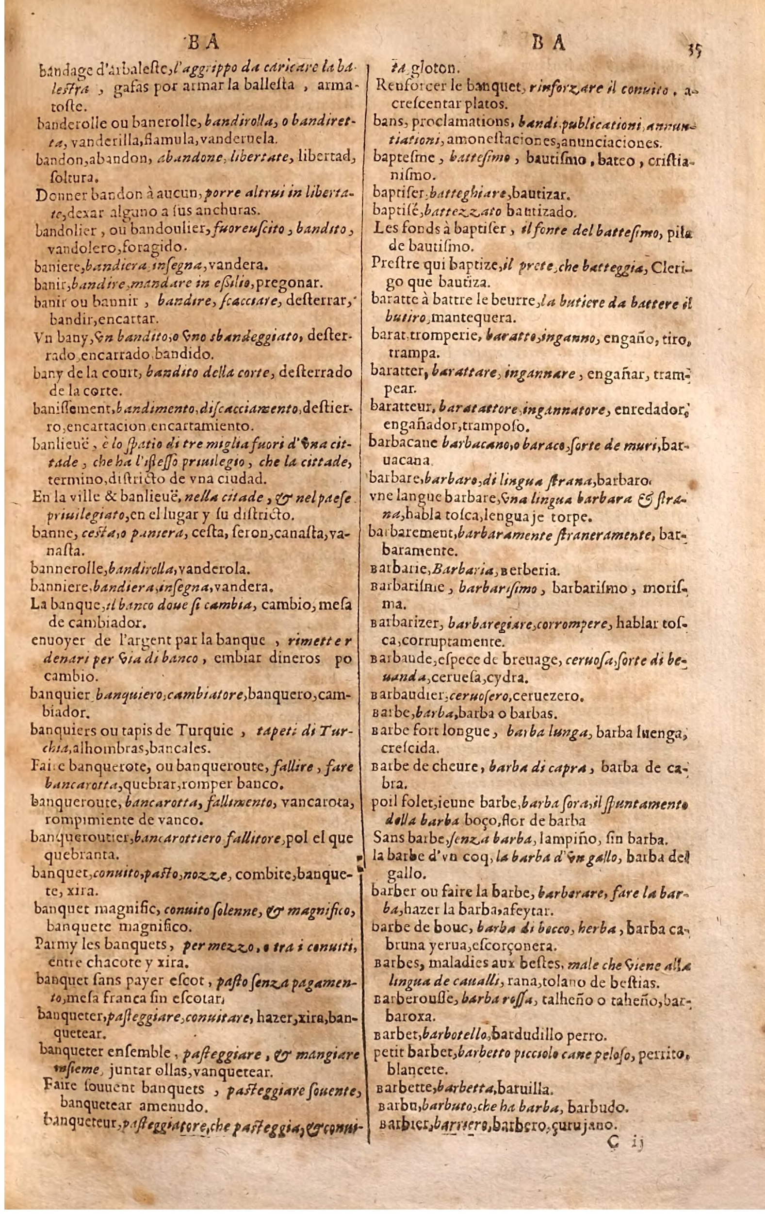 1627 - Jacques Crespin - Trésor des trois langues (Seconde partie) - Regensburg