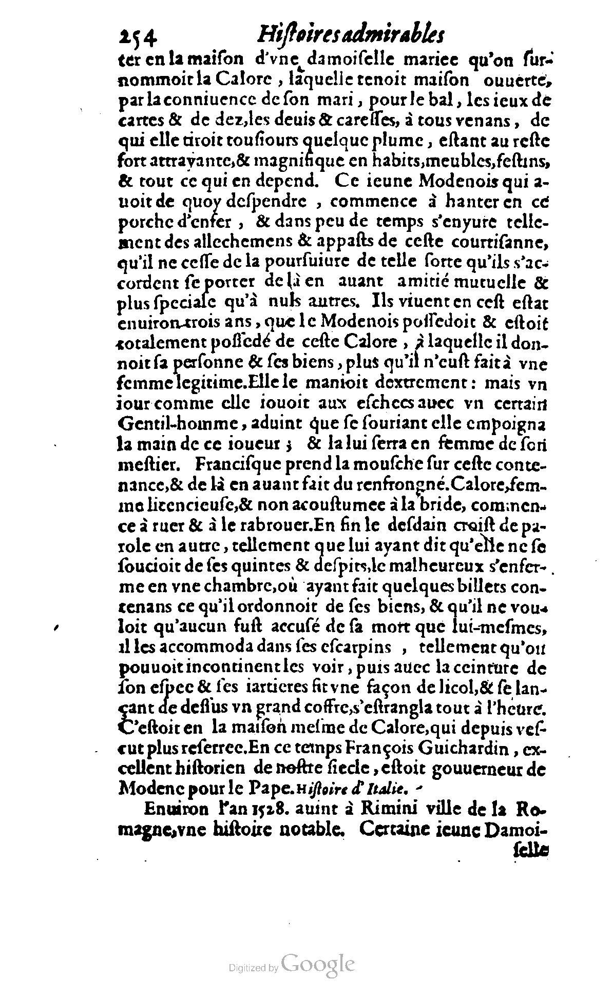 1620 - Samuel Crespin - Trésor d’histoires admirables et mémorables - BCU Lausanne 1620 - Samuel Crespin - Trésor d’histoires admirables et mémorables - BCU Lausanne