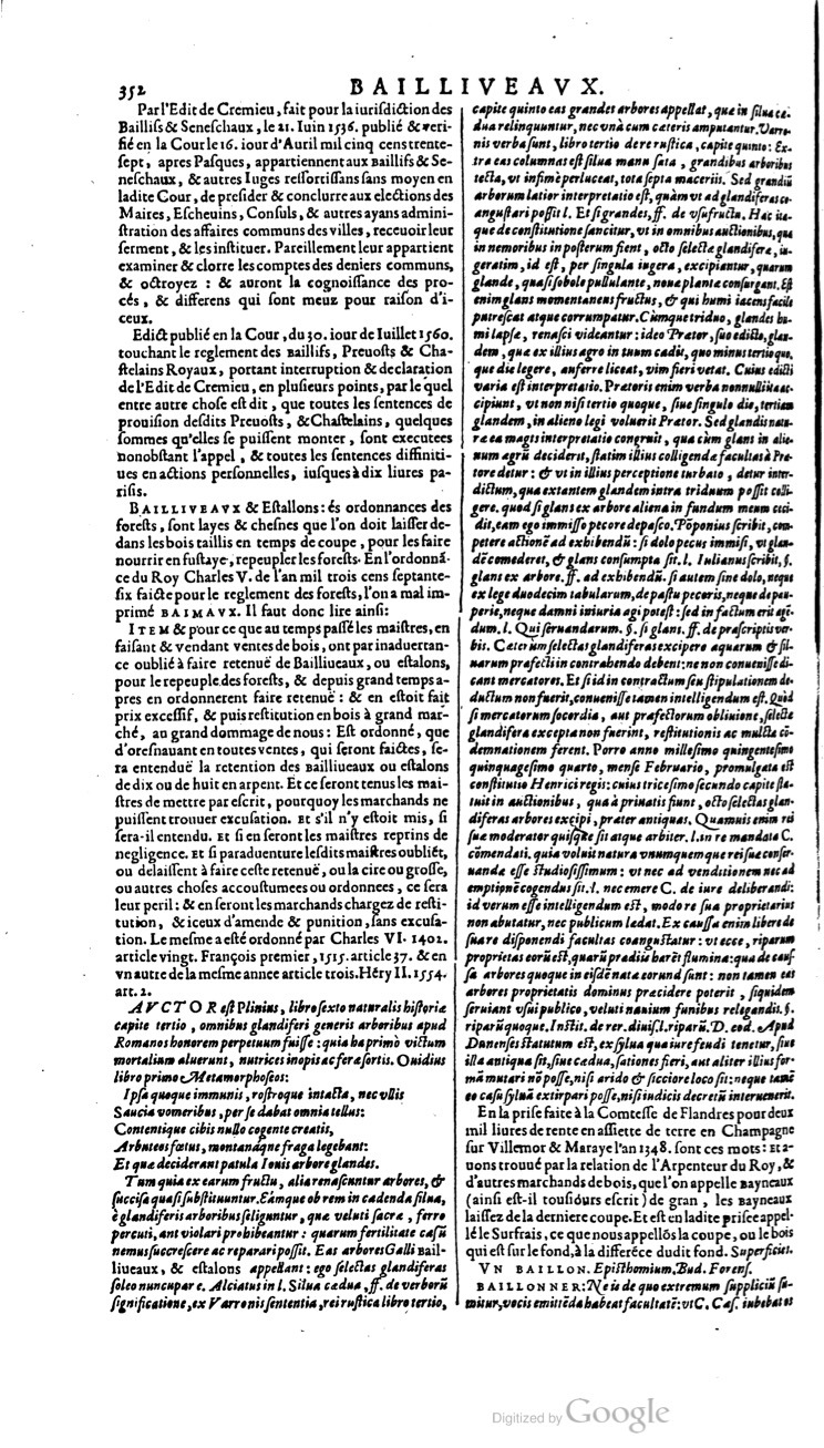 1629 - Veuve Nicolas Buon - Trésor du droit français (21754 T. 1) - BM Lyon 1629 - Veuve Nicolas Buon - Trésor du droit français (21754 T. 1) - BM Lyon