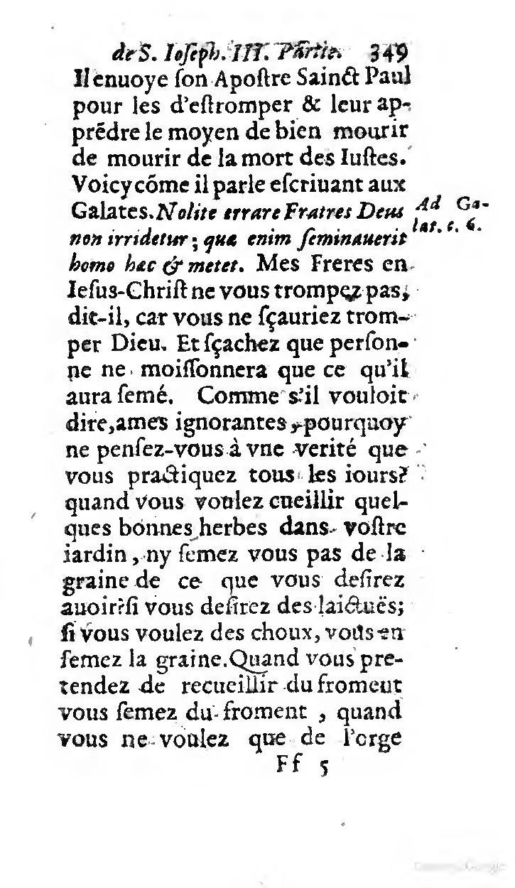 1646 - Jean Piot - Trésor inestimable de Saint-Joseph - BNC Rome