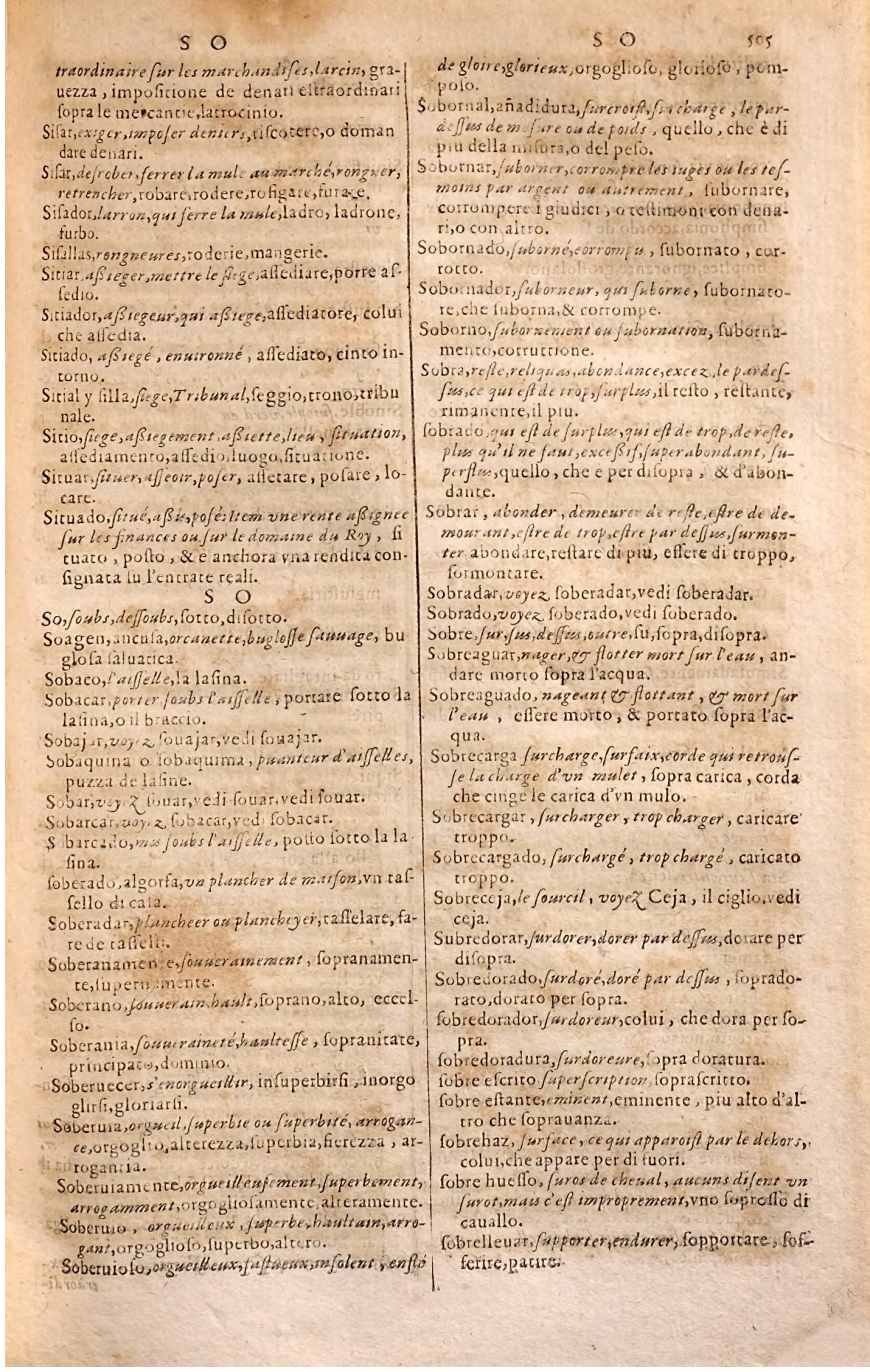 1627 - Jacques Crespin - Trésor des trois langues - Regensburg