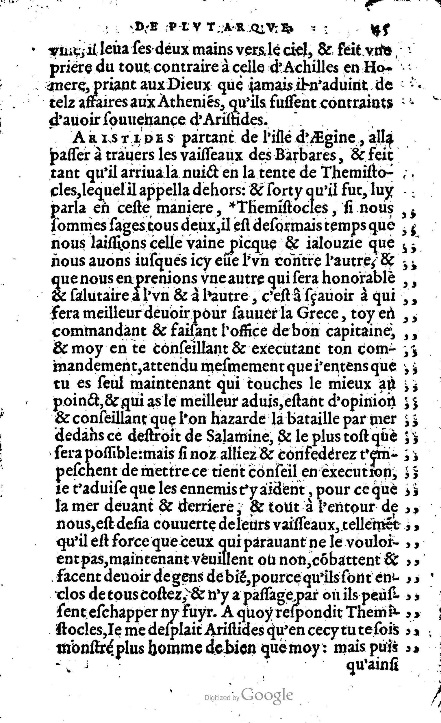 1568 - Willem Silvius - Trésor des vies de Plutarque - Anvers Plantin-Moretus