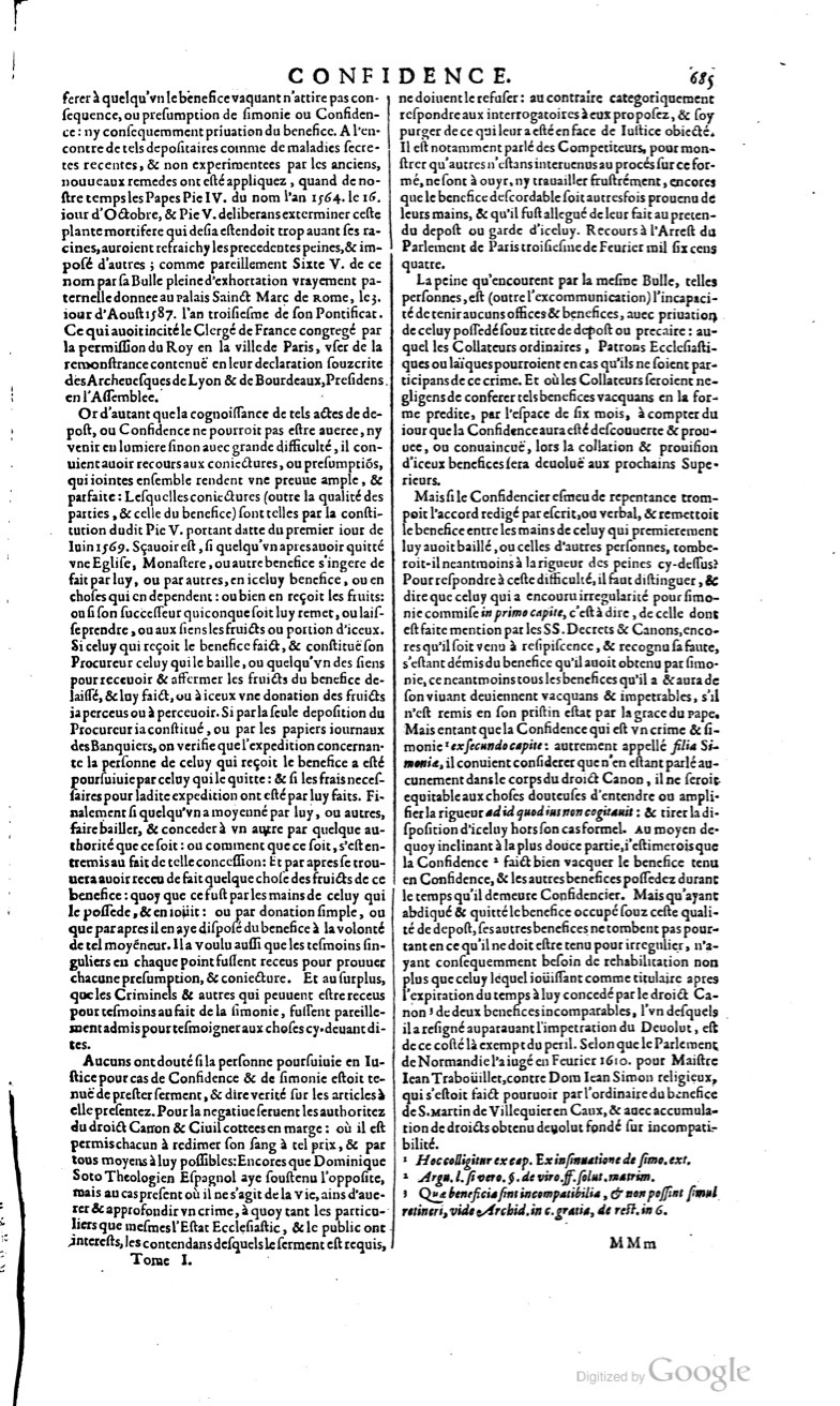 1629 - Veuve Nicolas Buon - Trésor du droit français (29620 T. 1) - BM Lyon