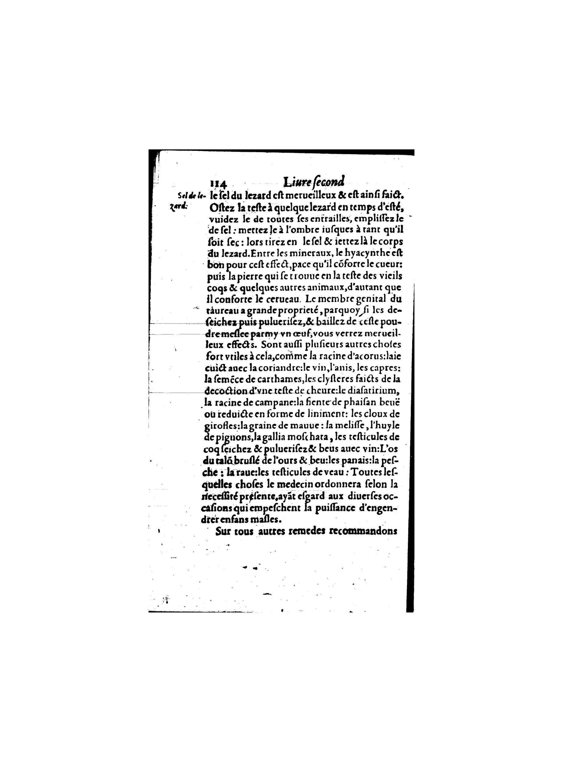 1587 - Jacques du Puis - Trésor des remèdes secrets pour les maladies des femmes - BnF
