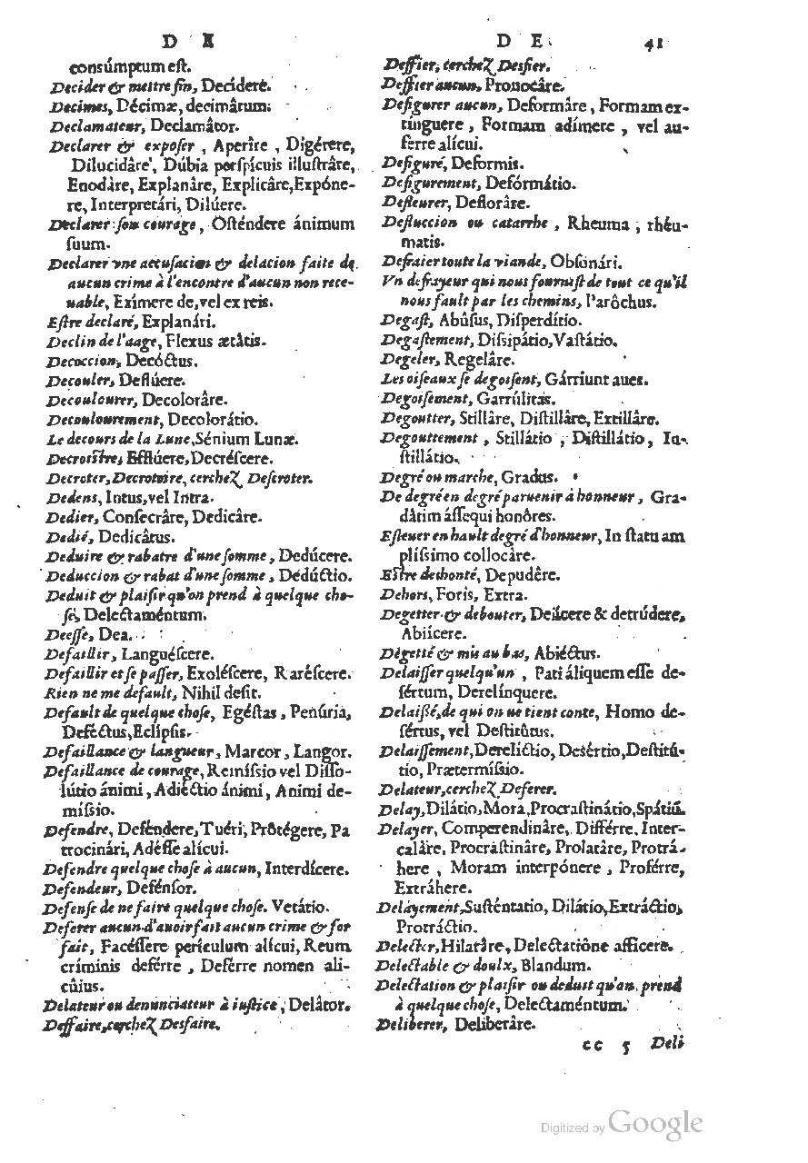 1558 - Guillaume Rouillé - Trésor des mots et traits français - BSB Munich
