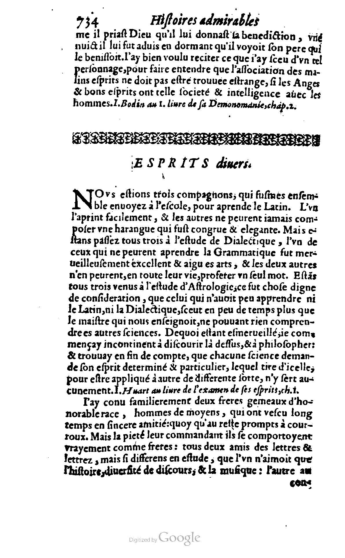 1620 - Samuel Crespin - Trésor d’histoires admirables et mémorables - BCU Lausanne