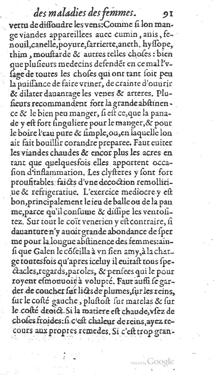 1585 - Jacques du Puis - Trésor des remèdes secrets pour les maladies des femmes - BnF