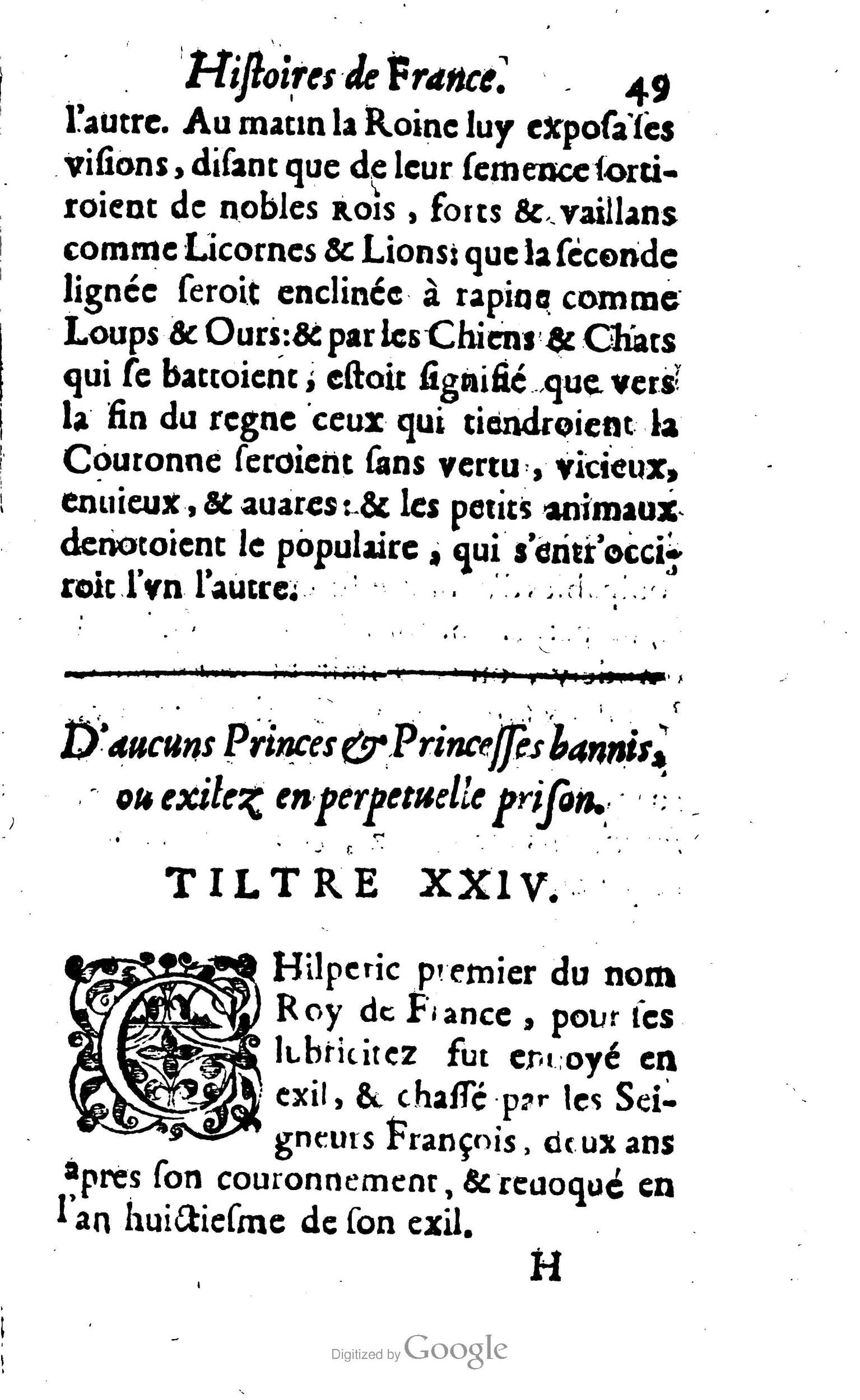 1638 - Jean Corrozet - Trésor des histoires de France - BM Lyon