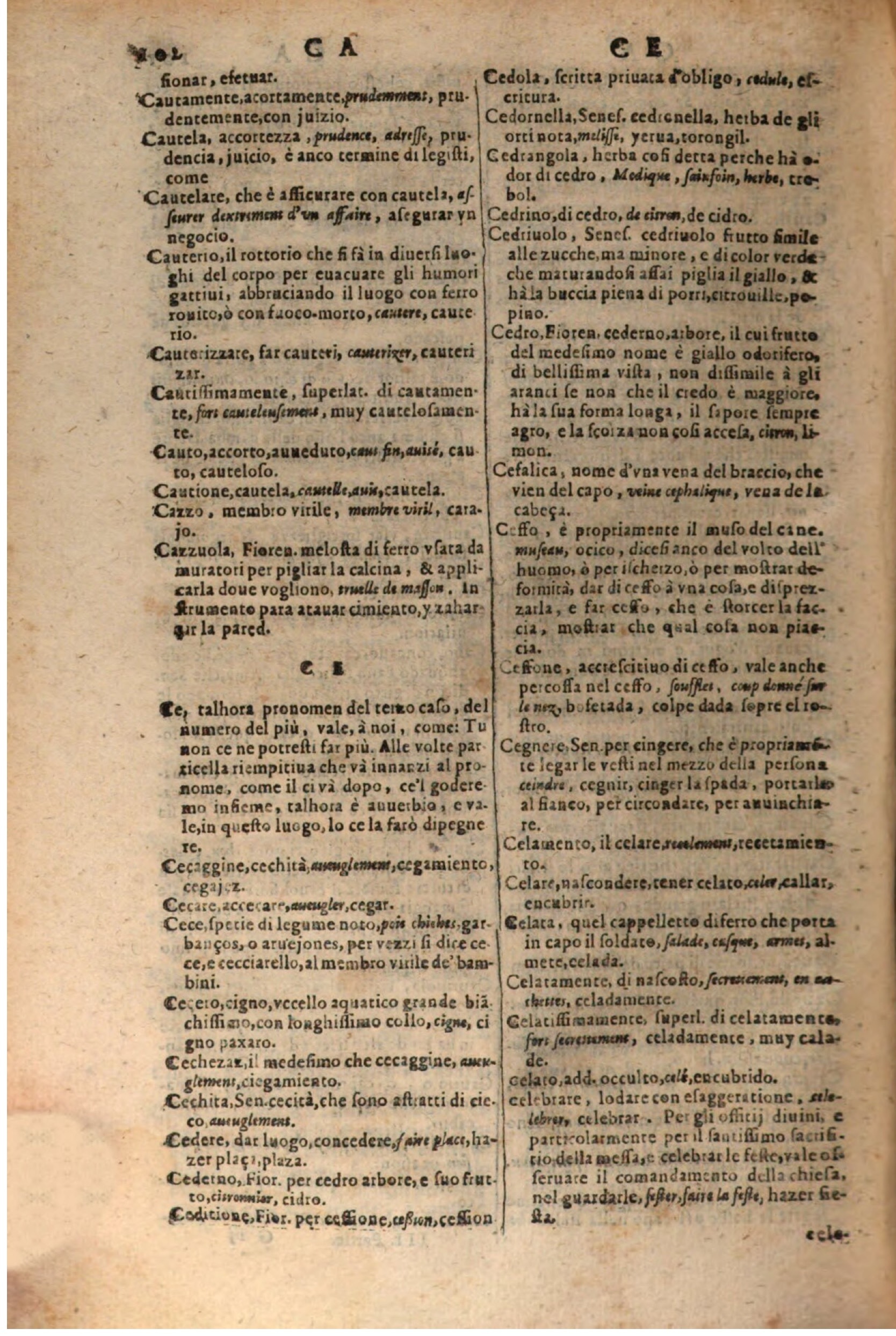 1637 - Jacques Crespin - Trésor des trois langues (Trois parties) - BSB Munich