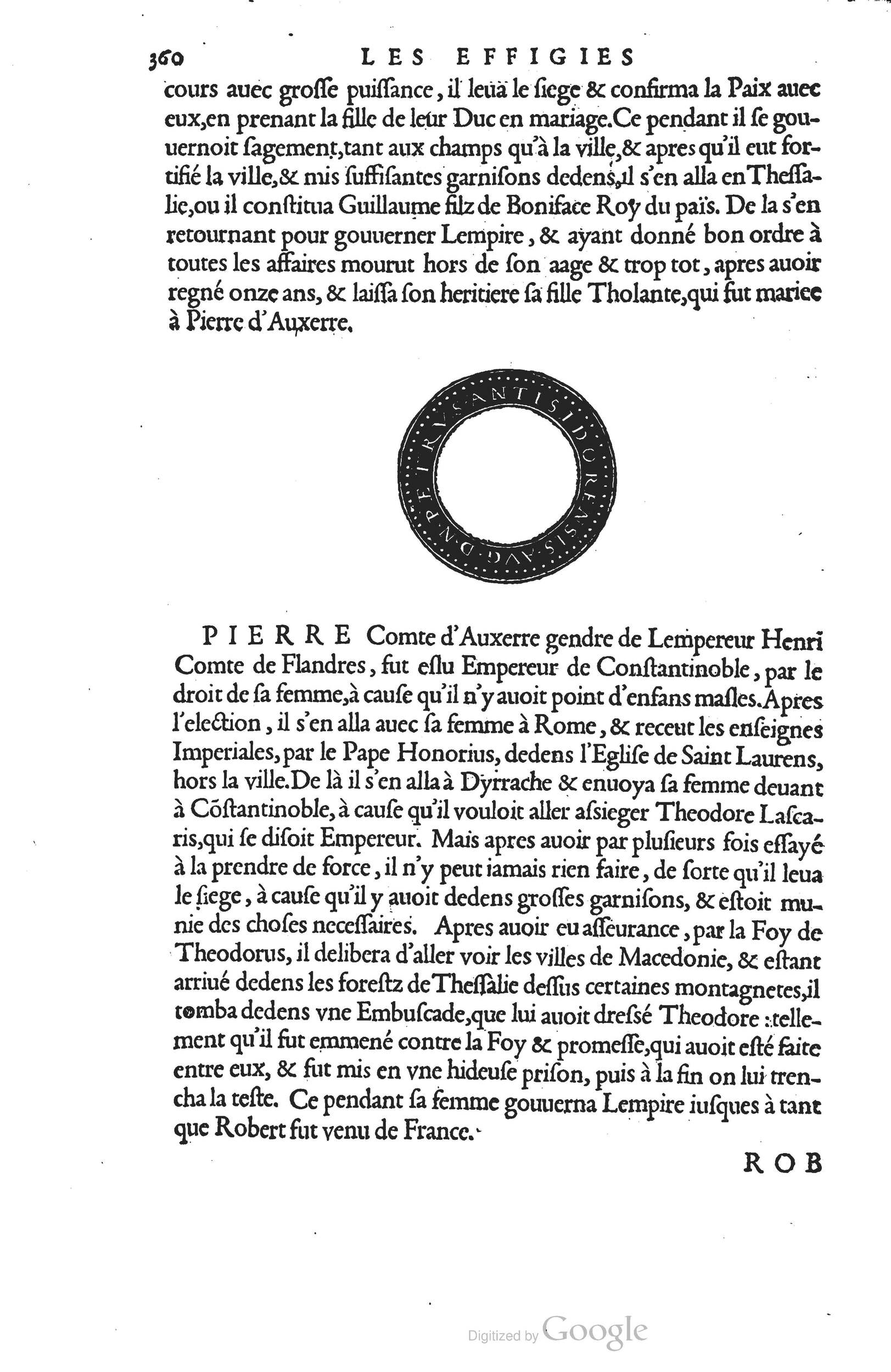 1553 - Jacopo Strada et Thomas Guérin - Épitome du Trésor des antiquités - Prague
