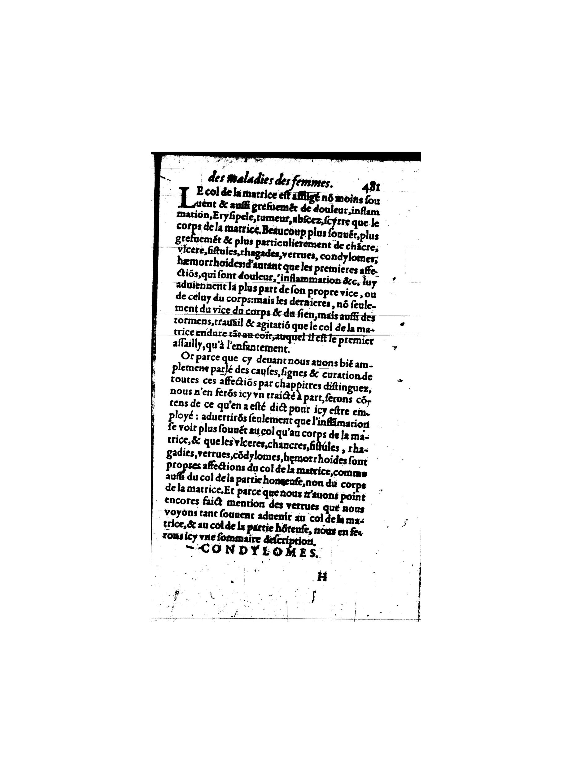 1587 - Jacques du Puis - Trésor des remèdes secrets pour les maladies des femmes - BnF