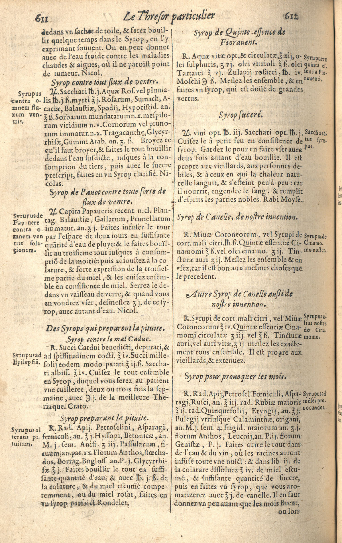 1610 - Étienne Gamonet - Grand Trésor ou dispensaire - CESR Tours
