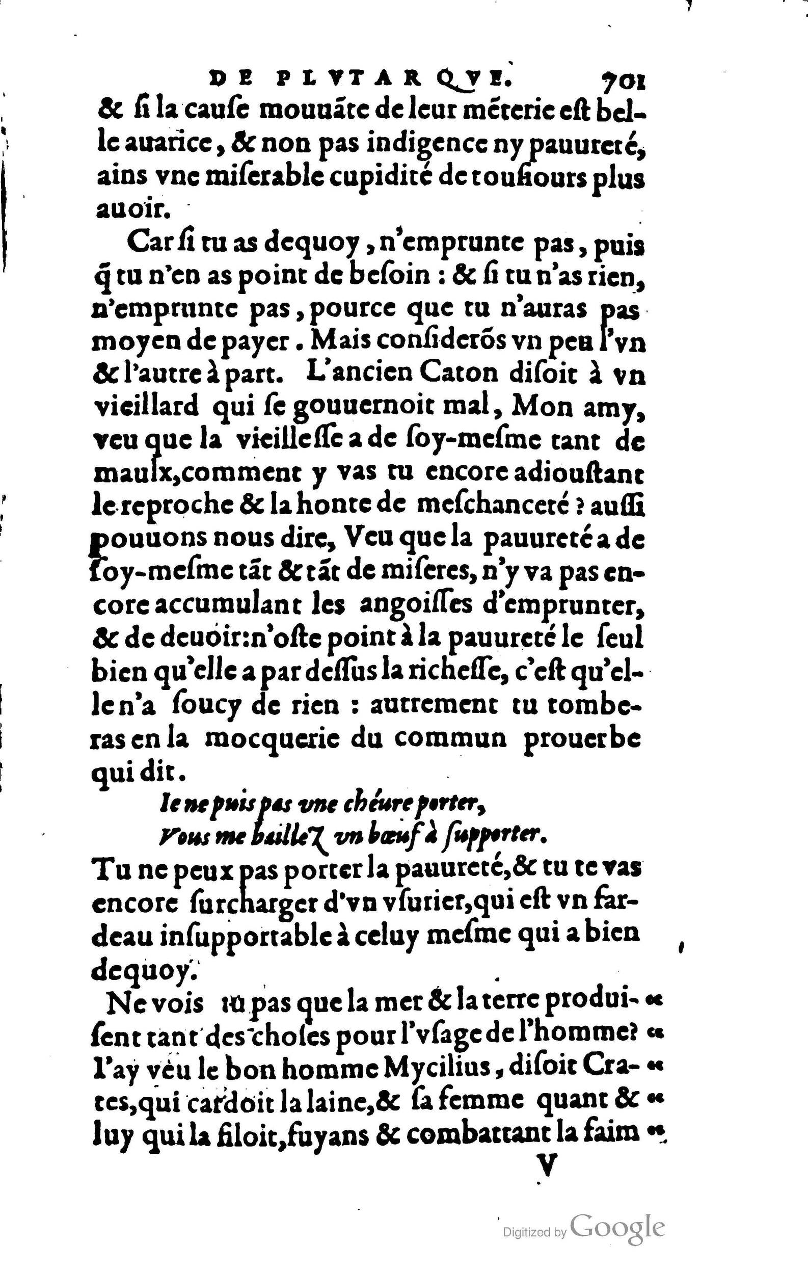 1578 - Jean Poupy - Trésor des morales de Plutarque - BSB Munich