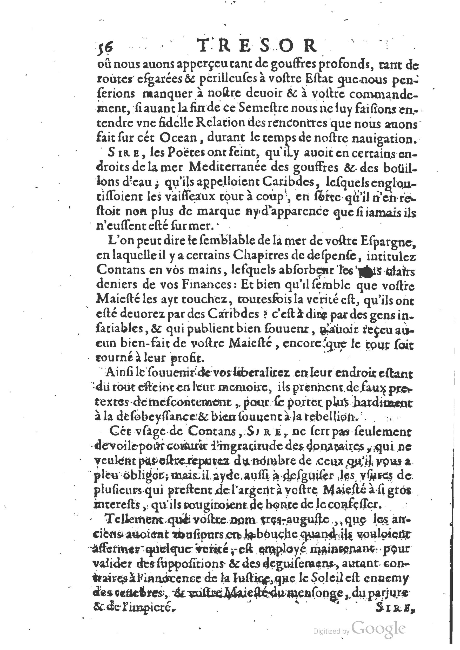 1654 - Michel Bobin - Trésor des harangues, remontrances et oraisons funèbres - BM Lyon
