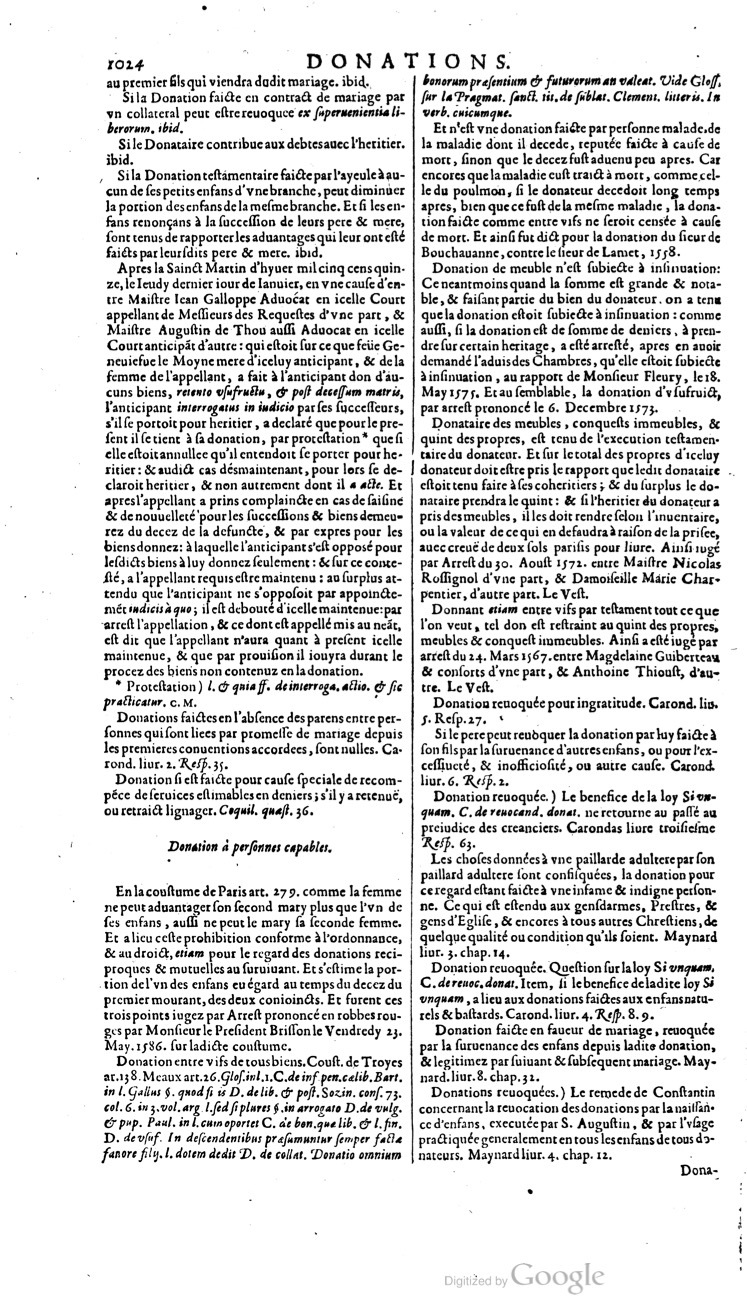 1629 - Veuve Nicolas Buon - Trésor du droit français (21754 T. 1) - BM Lyon 1629 - Veuve Nicolas Buon - Trésor du droit français (21754 T. 1) - BM Lyon