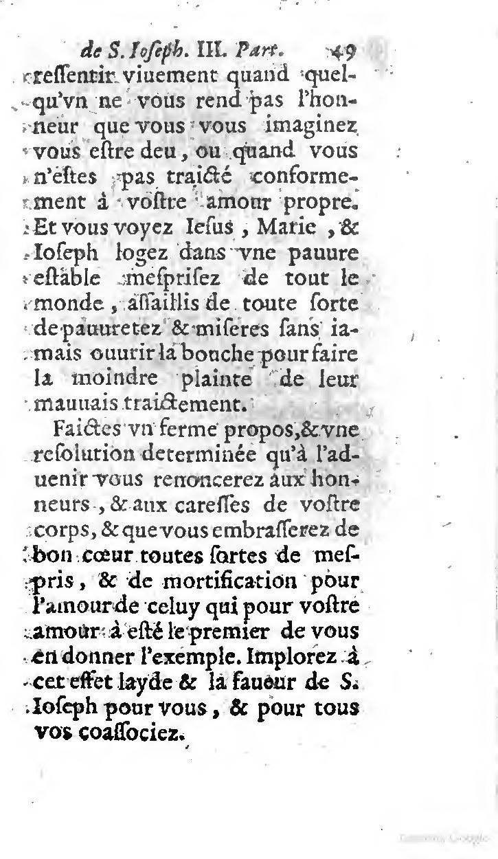 1646 - Jean Piot - Trésor inestimable de Saint-Joseph - BNC Rome