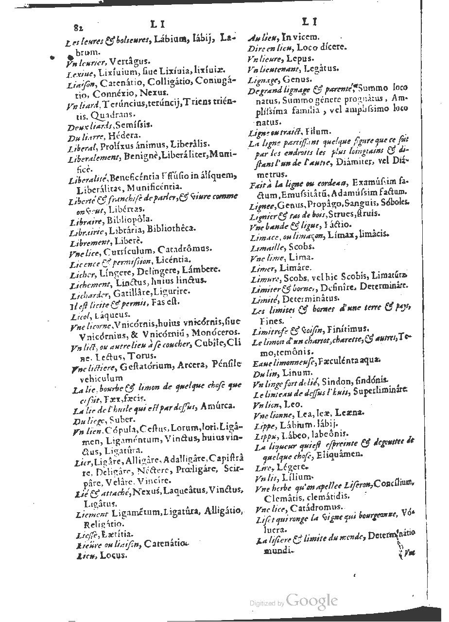 1564 - Henri Hylaire et Louis Cloquemin - Trésor des mots et traits français - BSB Munich