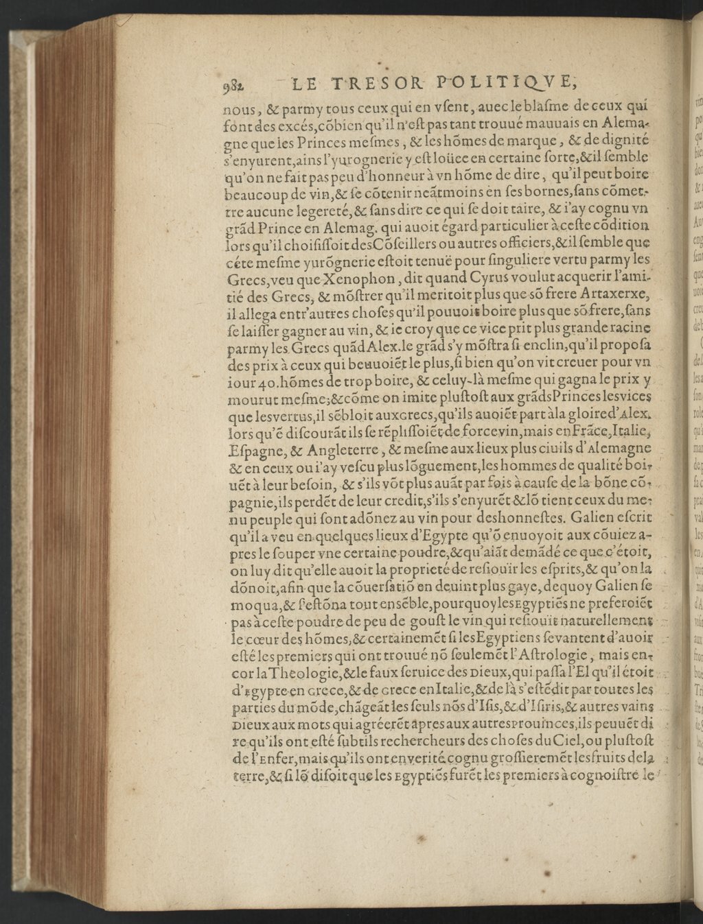 1608 - Nicolas Du Fossé - Trésor politique - BnF Tolbiac