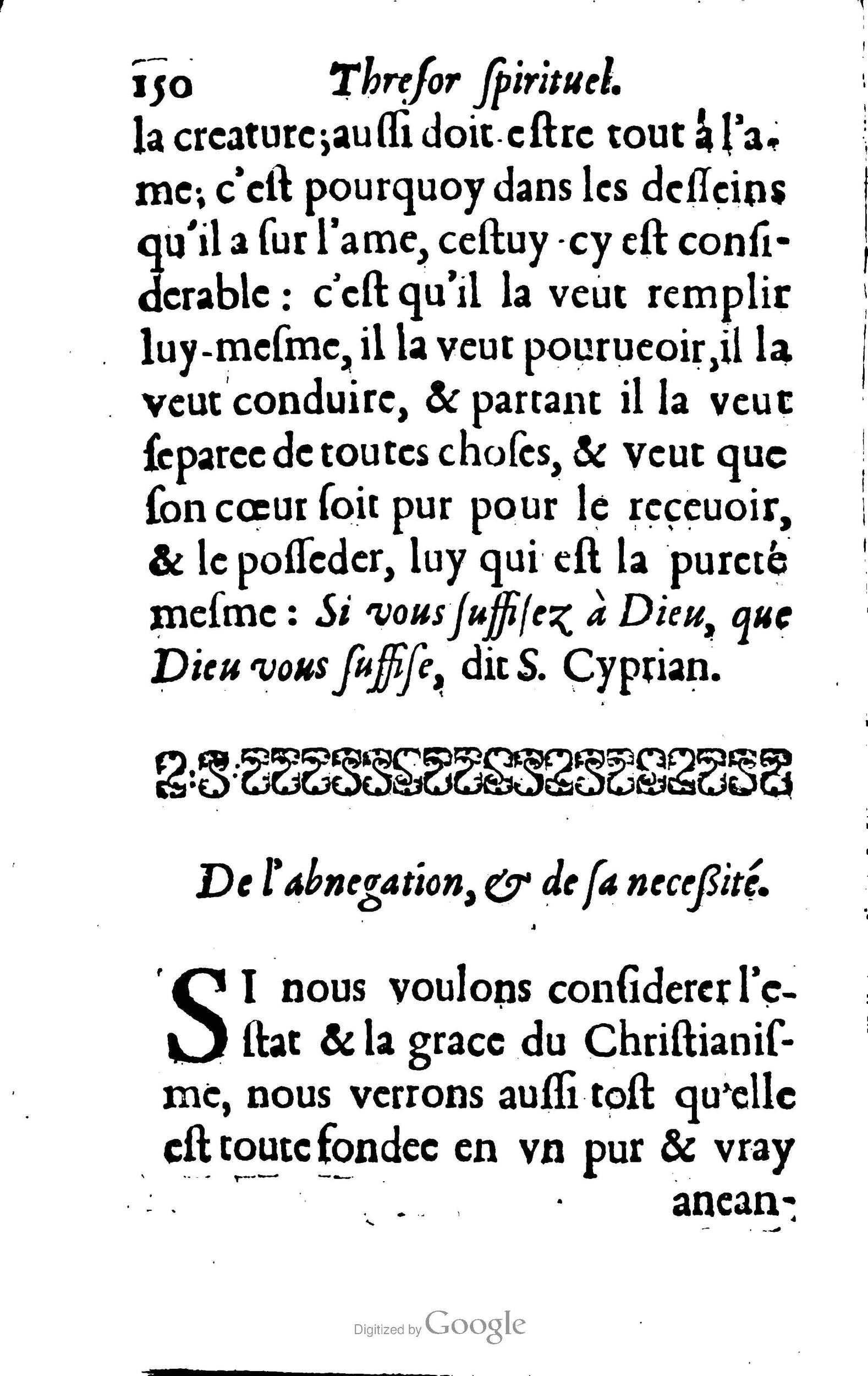 1633 - François Waudré - Trésor spirituel contenant les excellences du christianisme - BM Lyon