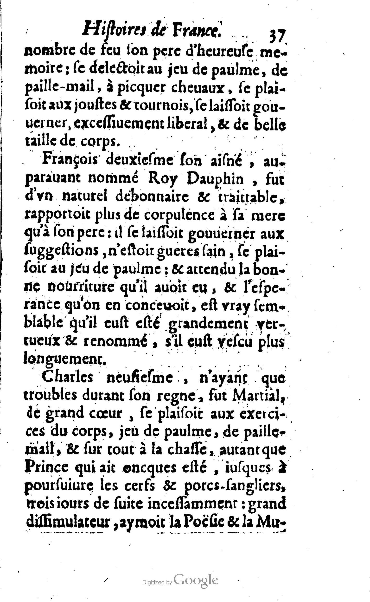 1638 - Jean Corrozet - Trésor des histoires de France - BM Lyon