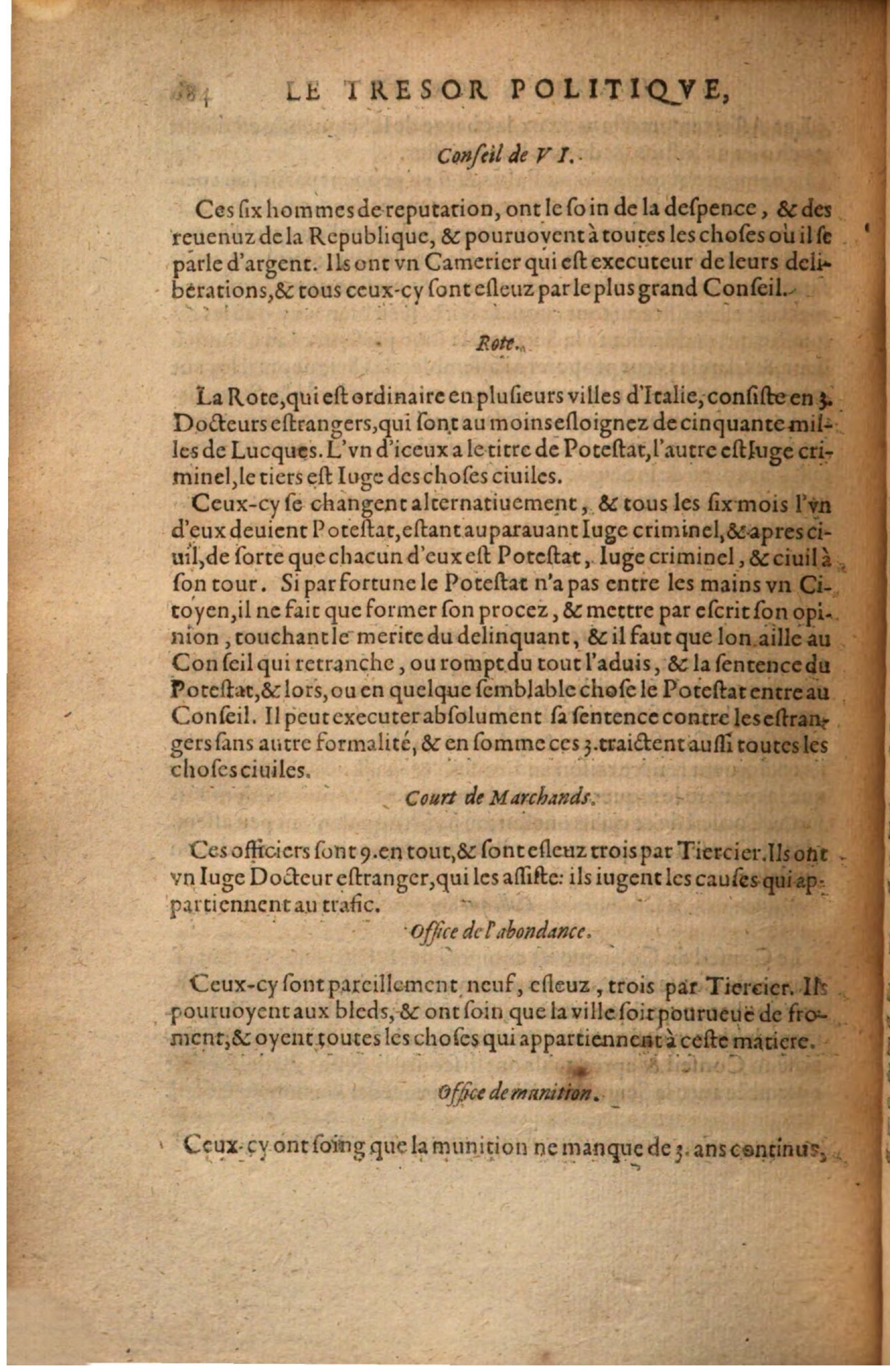 1608 - Thierry Rolin - Trésor politique - Augsbourg
