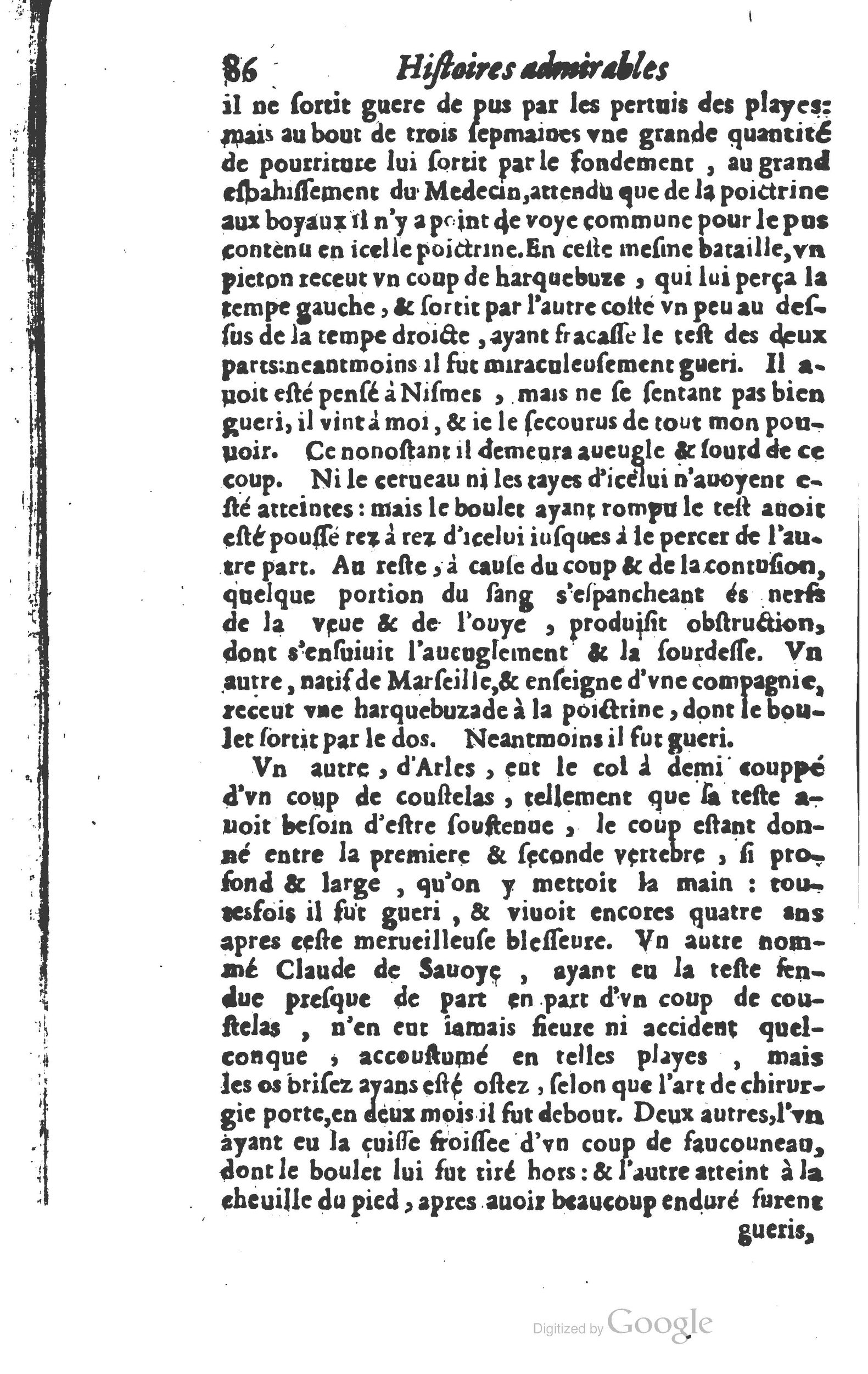 1610 - Paul Marceau - Trésor d’histoires admirables et mémorables - Princeton